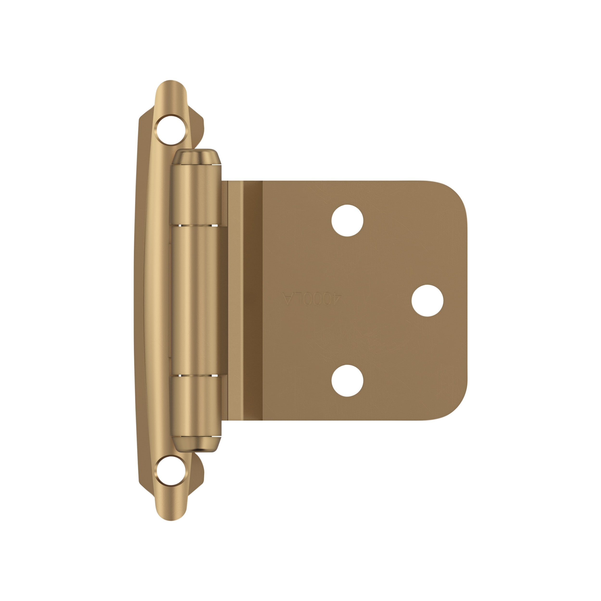 Amerock BPR7630CZ 180-Degree Adjustable Overlay Overlay Surface Self-Closing Champagne Bronze Cabinet Hinge , 1 Pairs ( 2 -Pieces)