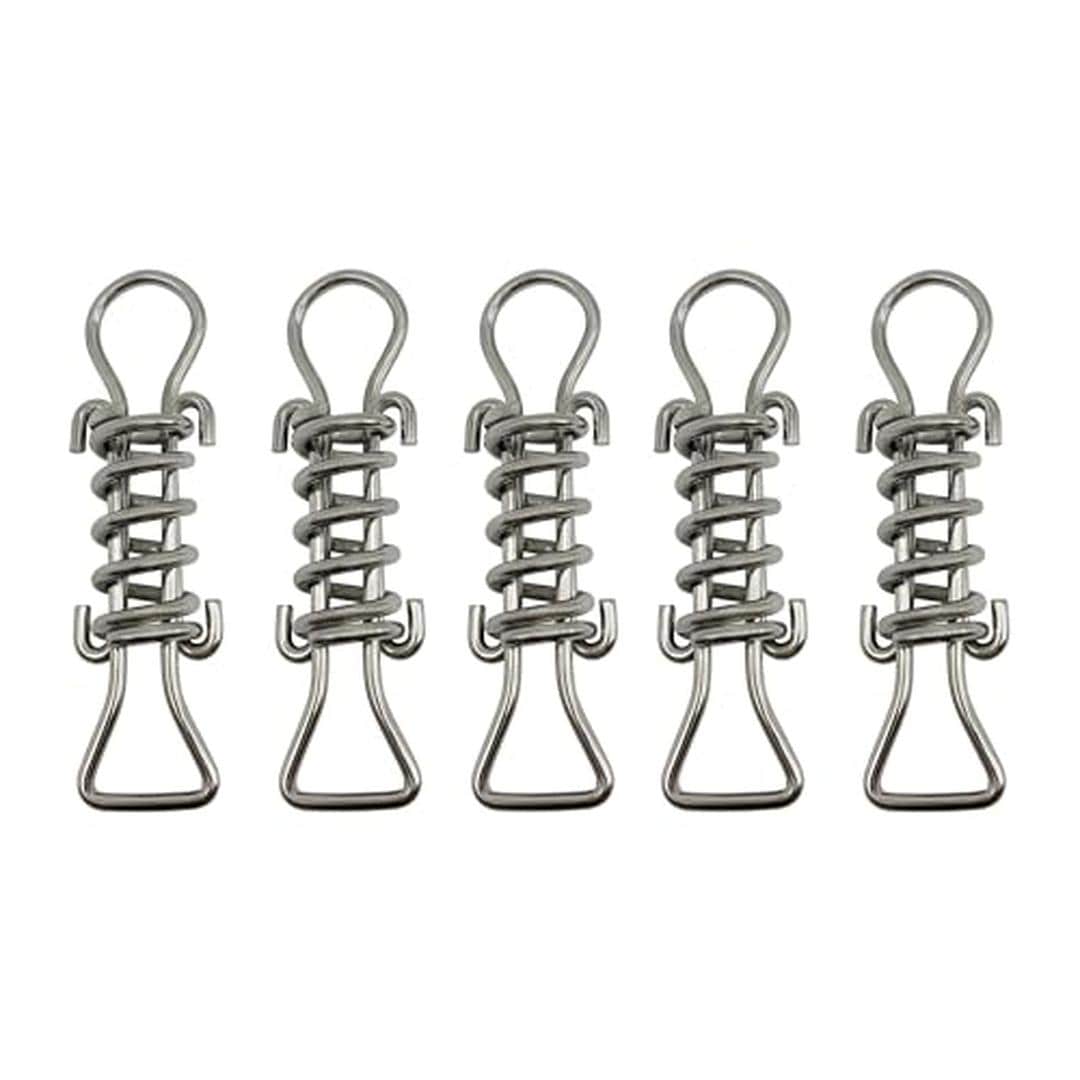 Poolzilla SHORT-SPRING-5PK 5 PCS Stainless Steel 5.25 In. Short Spring with D Ring for Cover Spring for Pool Closing