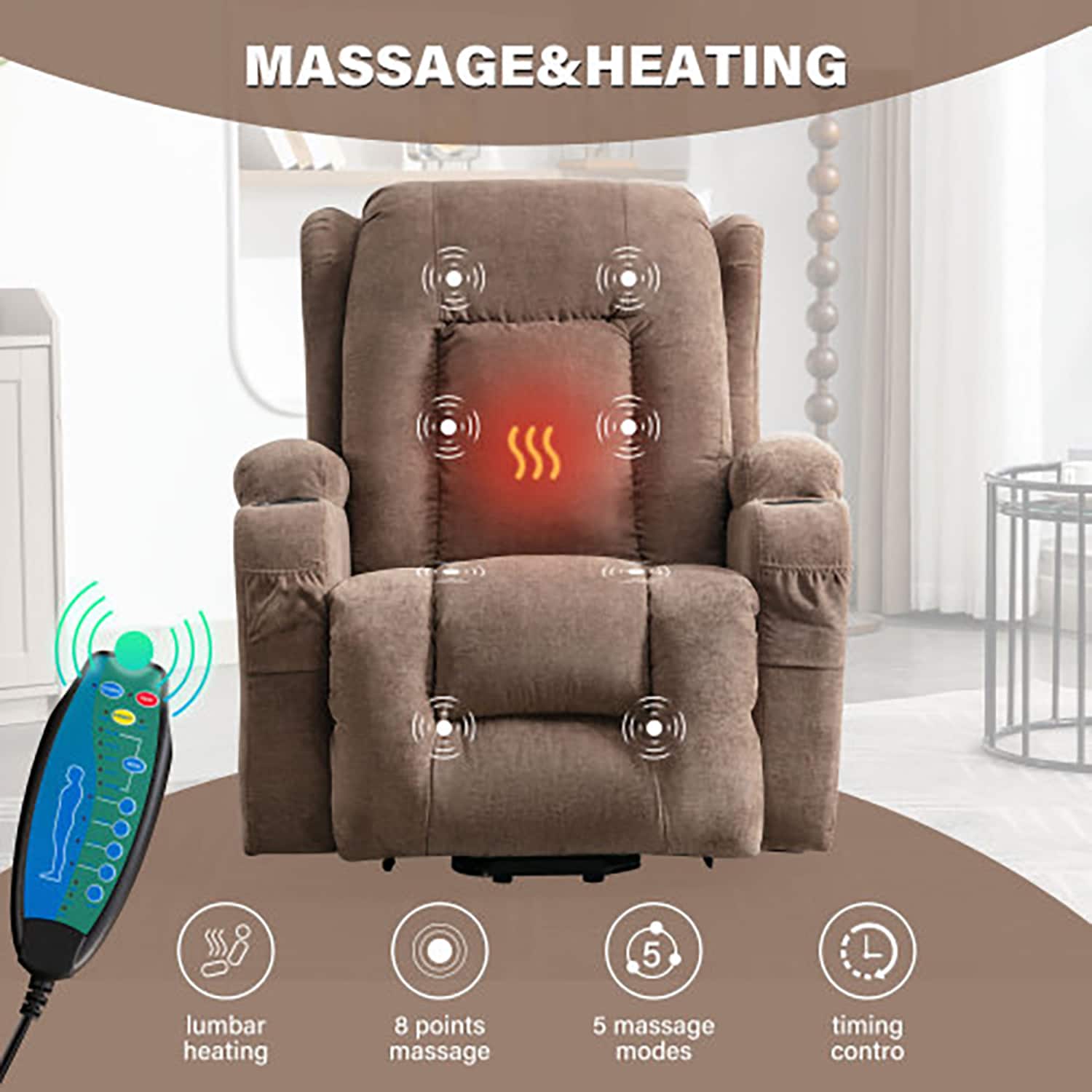 GZMR GZ-8113-GR recliners - View #4