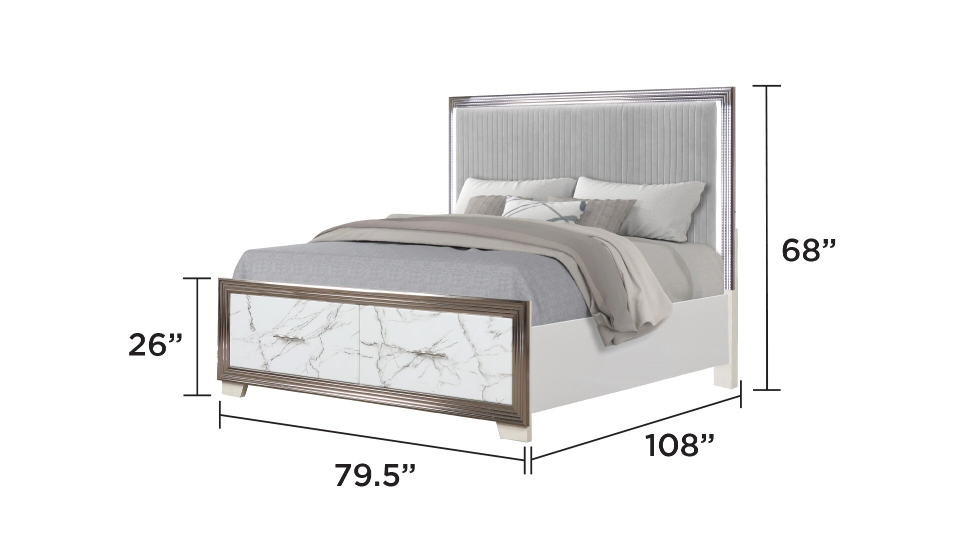 Galaxy 601955557382 Bedroom-Sets - View #4