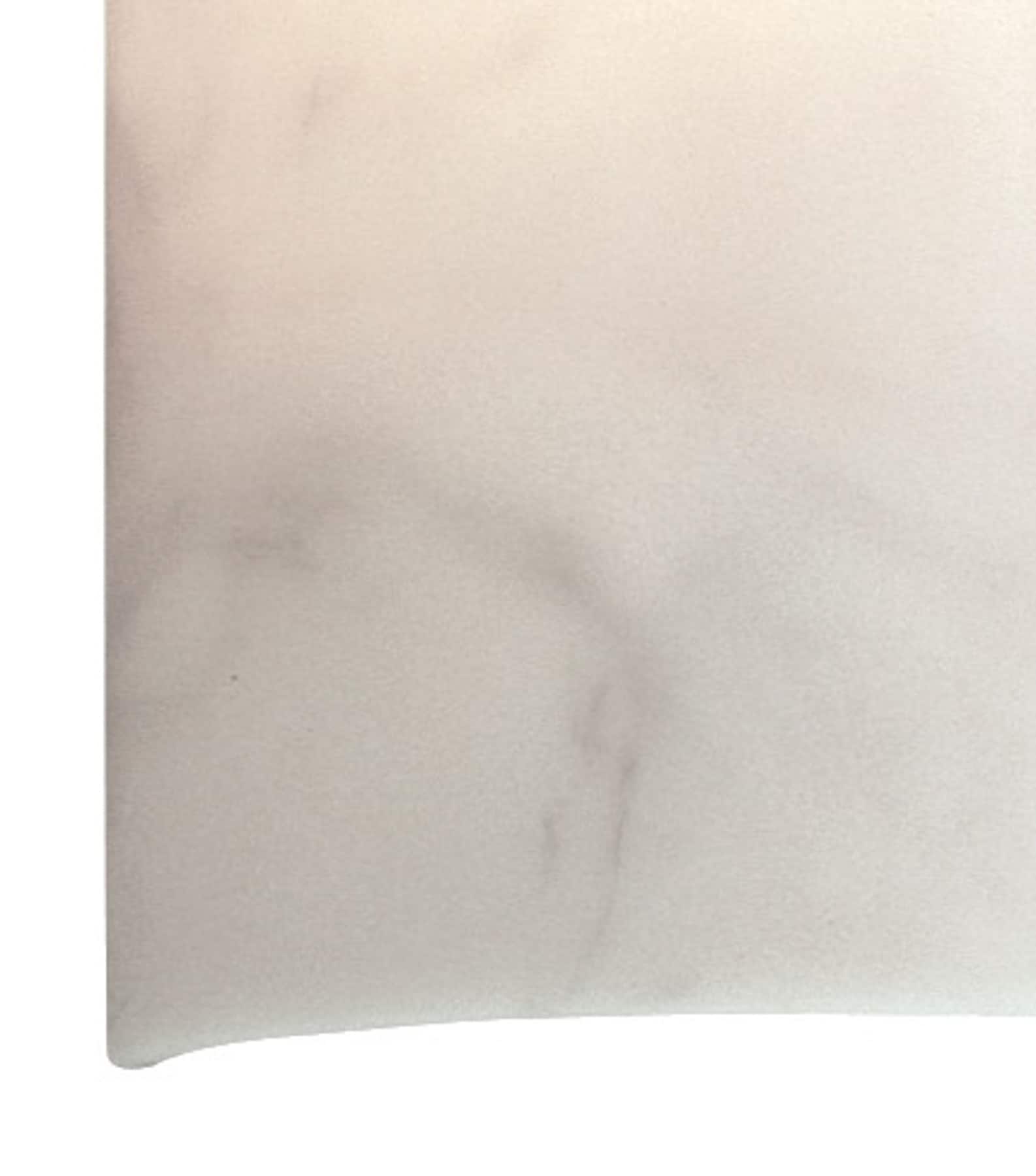 White Alabaster Dimmable Direct Wired Wall Sconce