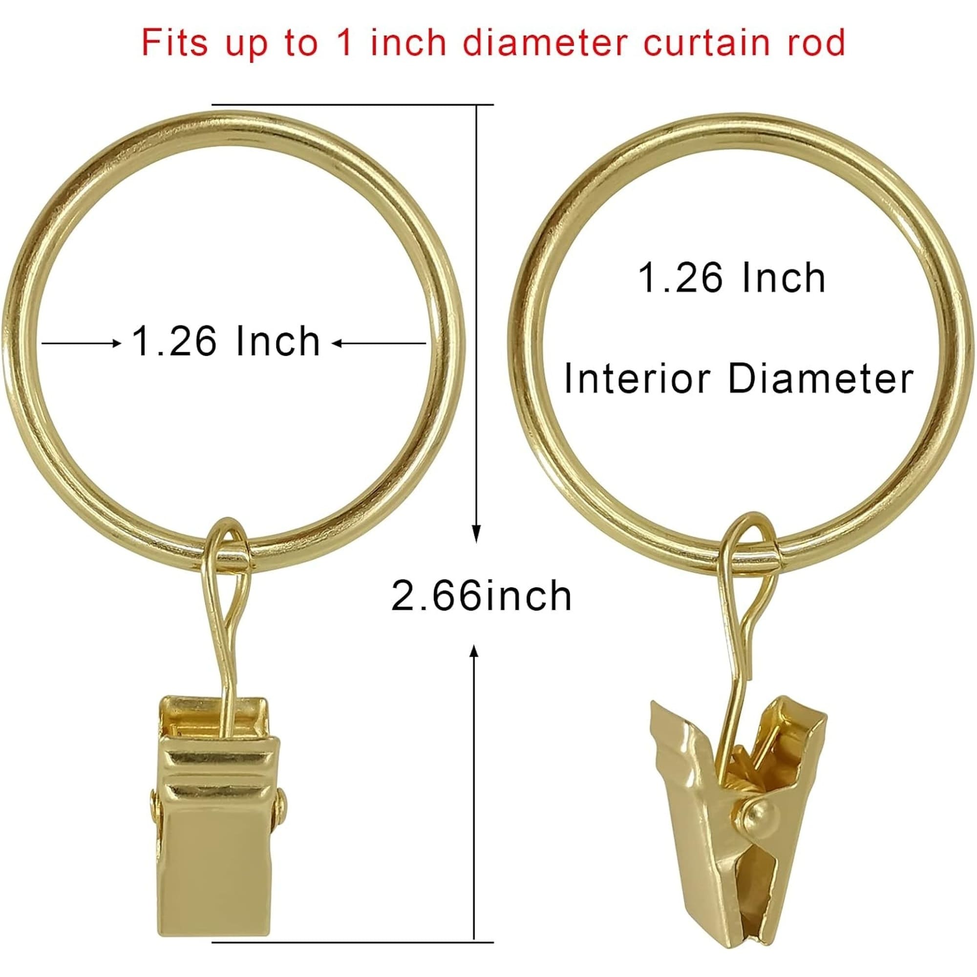 Numhew NHBEN26616 Curtain-Rings - View #2