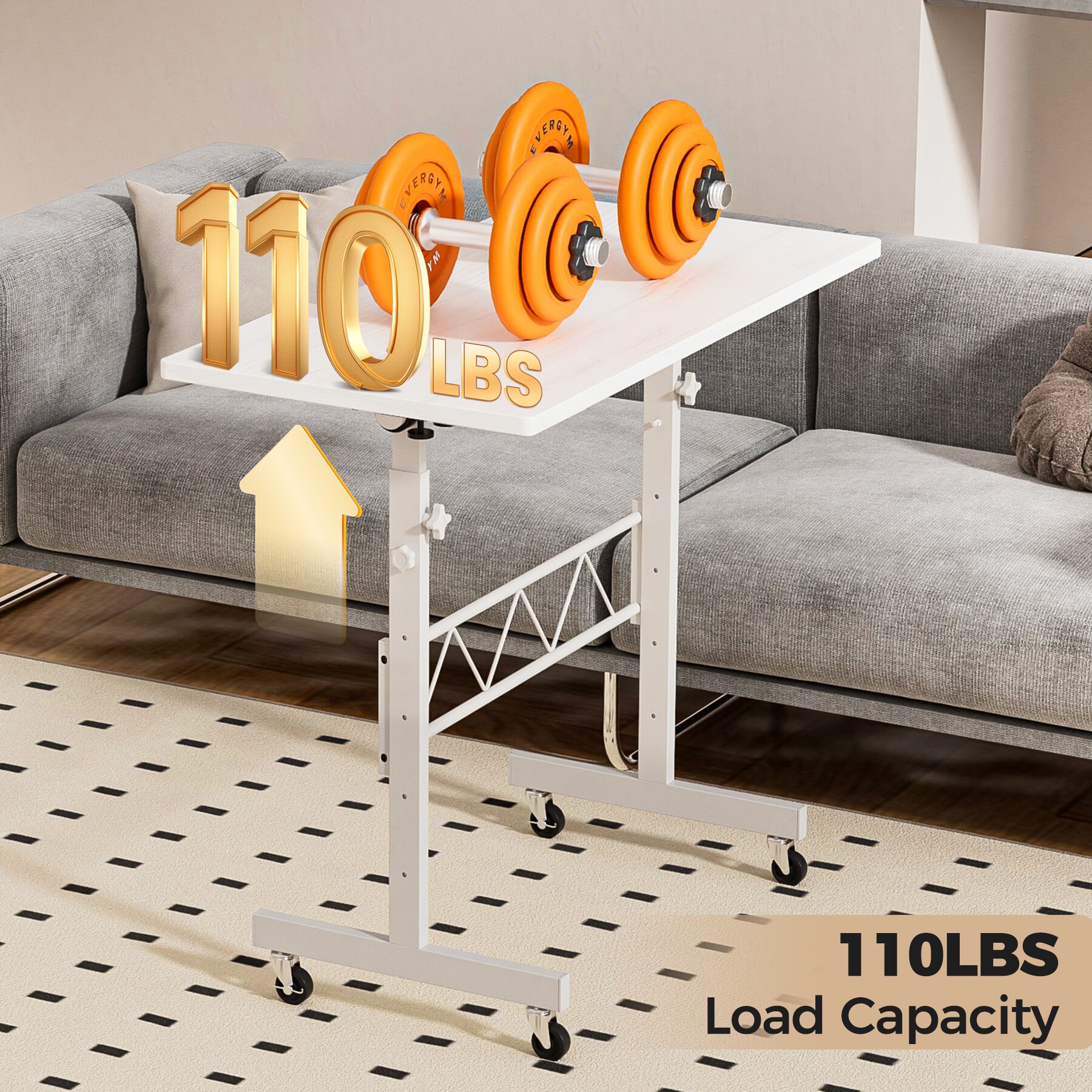 GTPLAYER LOWE'S-DH005-WHITE desks - View #3