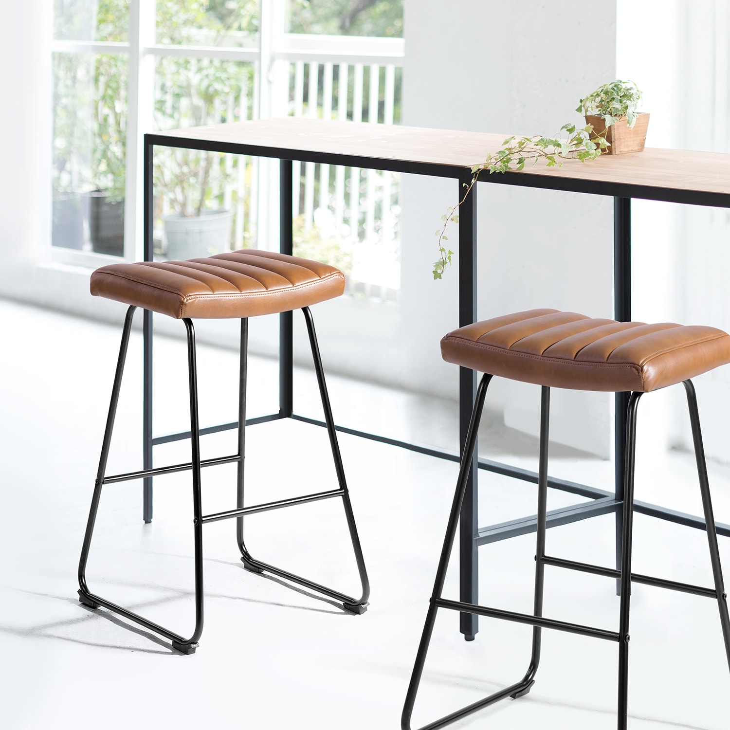 CASAINC SADDLEBAR BROWN stools - View #8