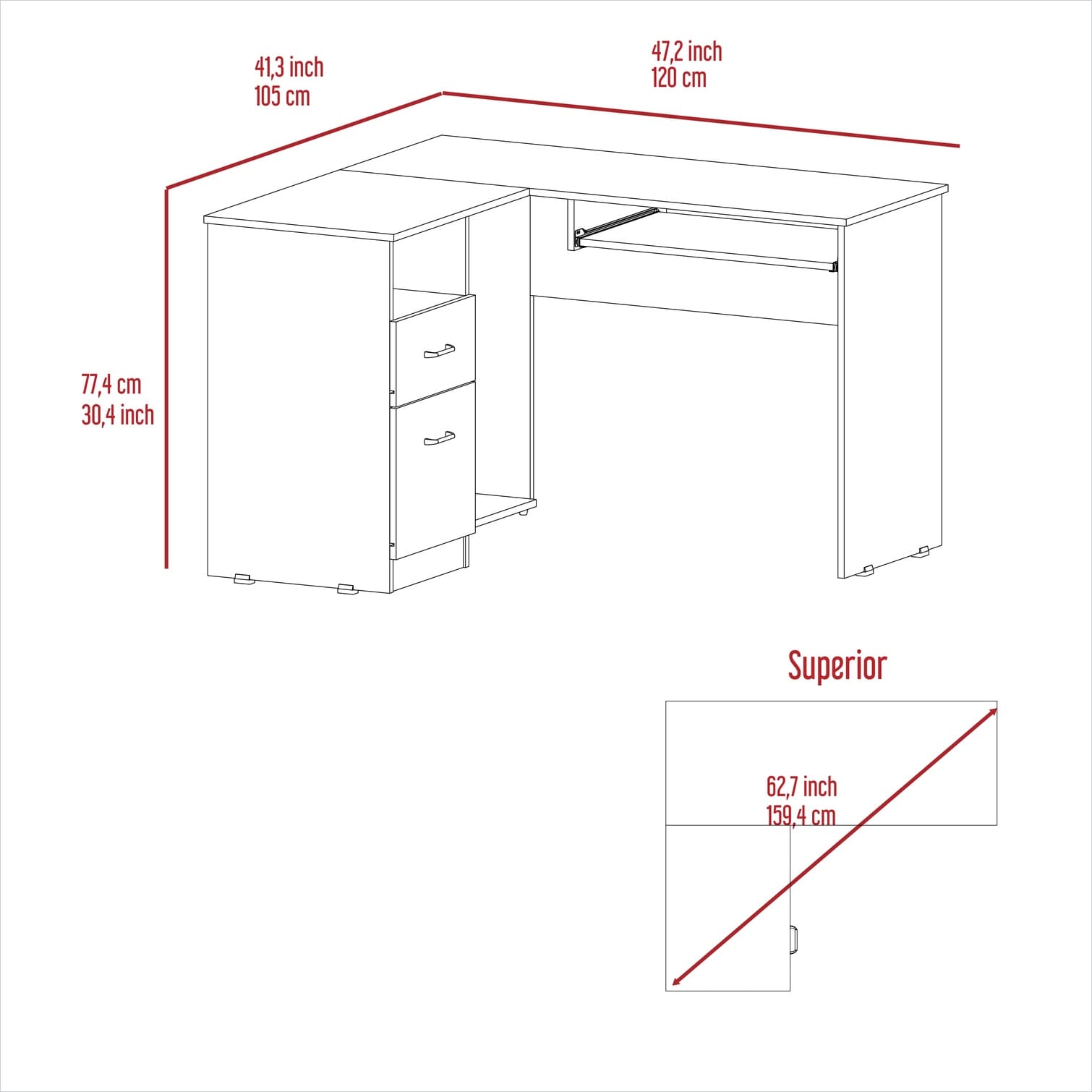 SunJet 9L7YKLK76NGI desks - View #3
