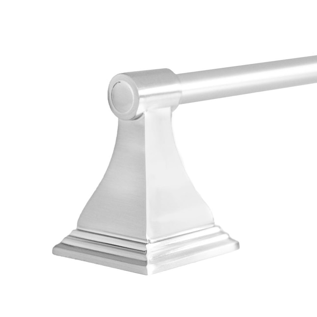 ARISTA 4-Piece Leonard Brushed Nickel Decorative Bathroom Hardware Set ARISTA 4-Piece Leonard Brushed Nickel Decorative Bathroom Hardware Set