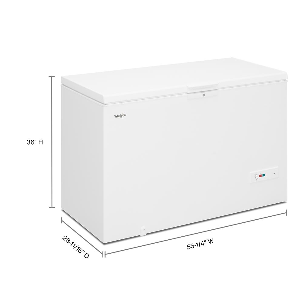 Horizontal Freezer/ Refrigerator Dual cooling Whirlpool 7ft