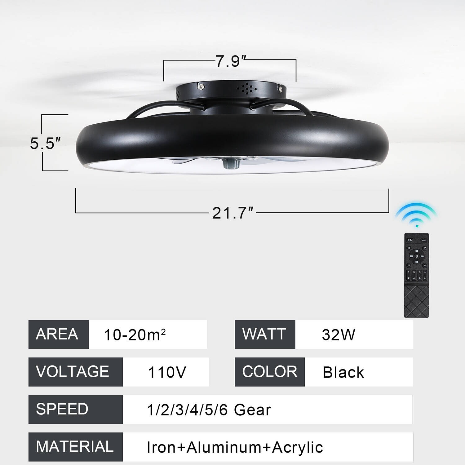 SINOFURN SYA650033BN Ceiling-Fans - View #8