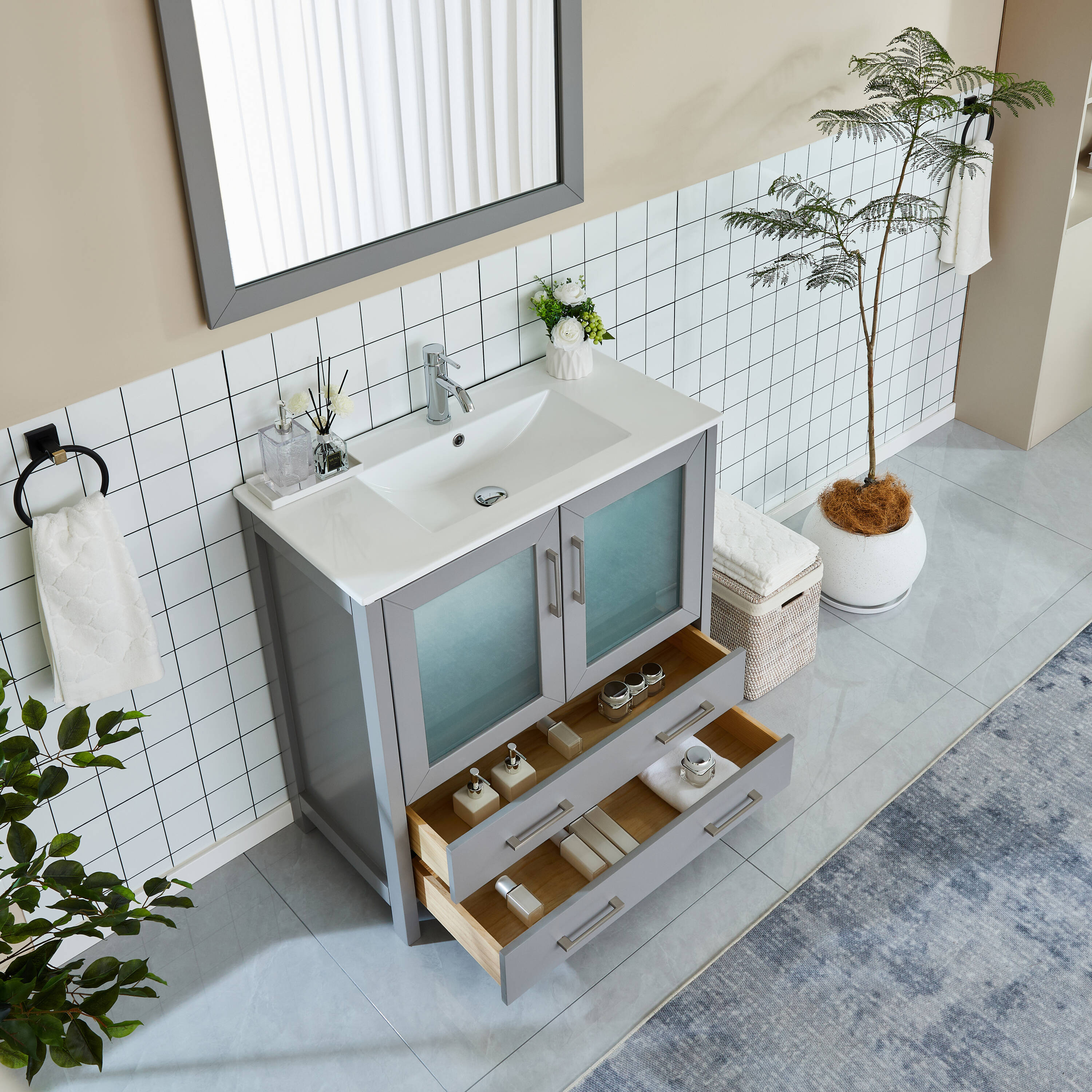 Vanity Art VA3036-G Bath-Vanity-Combo - View #10