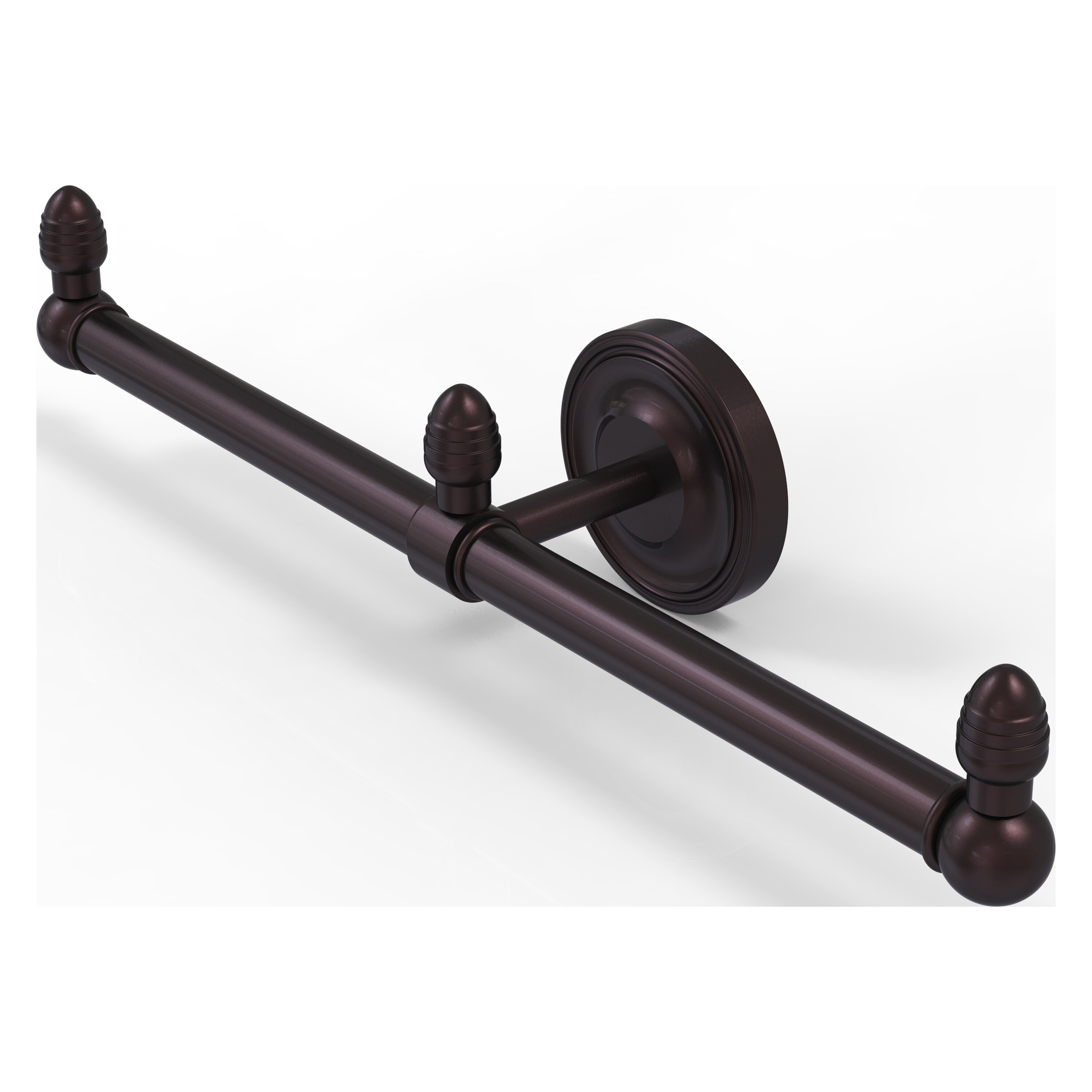 Allied Brass BPPR-HTB-2-ABZ Prestige Regal 15-in double Antique Bronze Wall mount Double Towel Bar