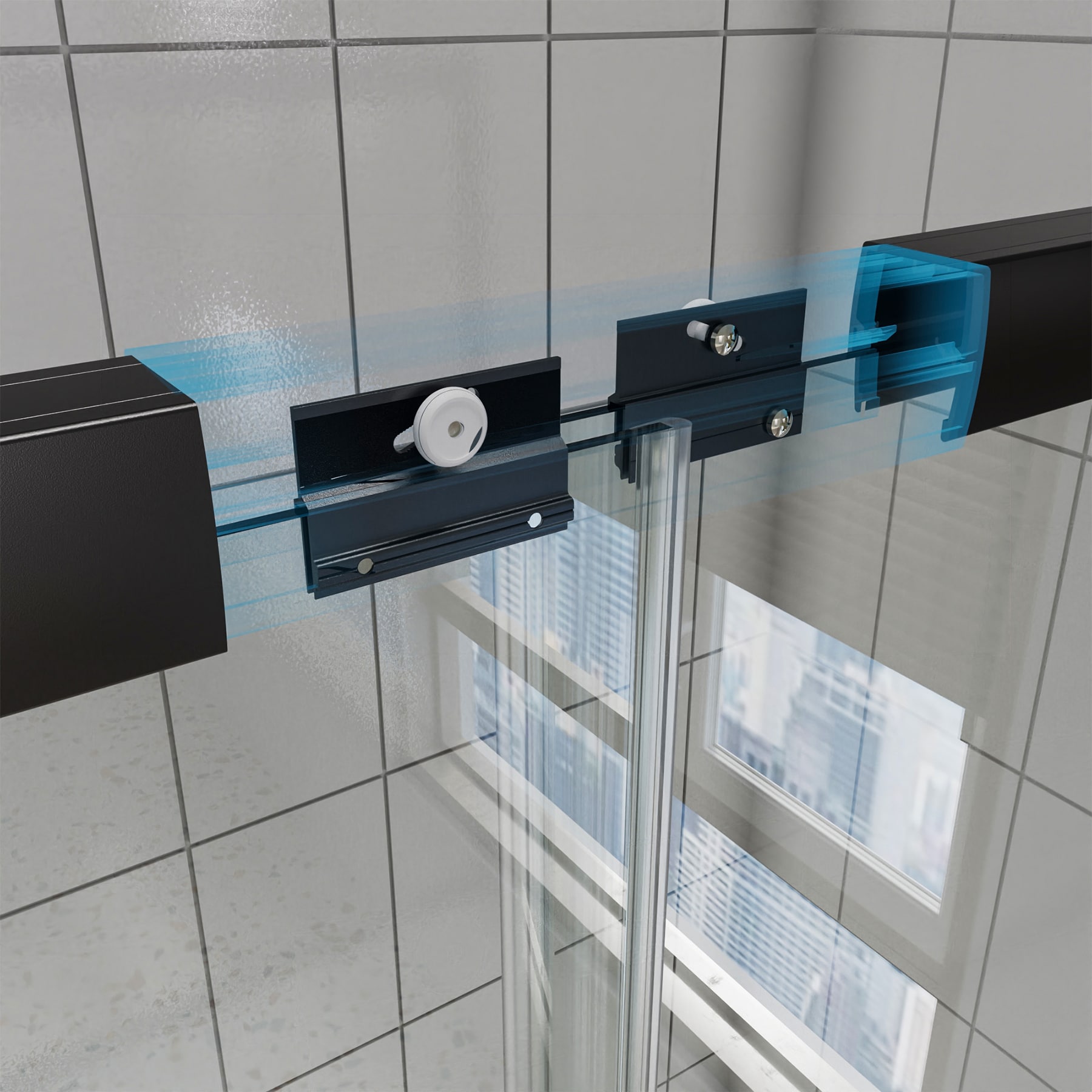 WELLFOR CB-TLS001 Shower-Doors - View #6
