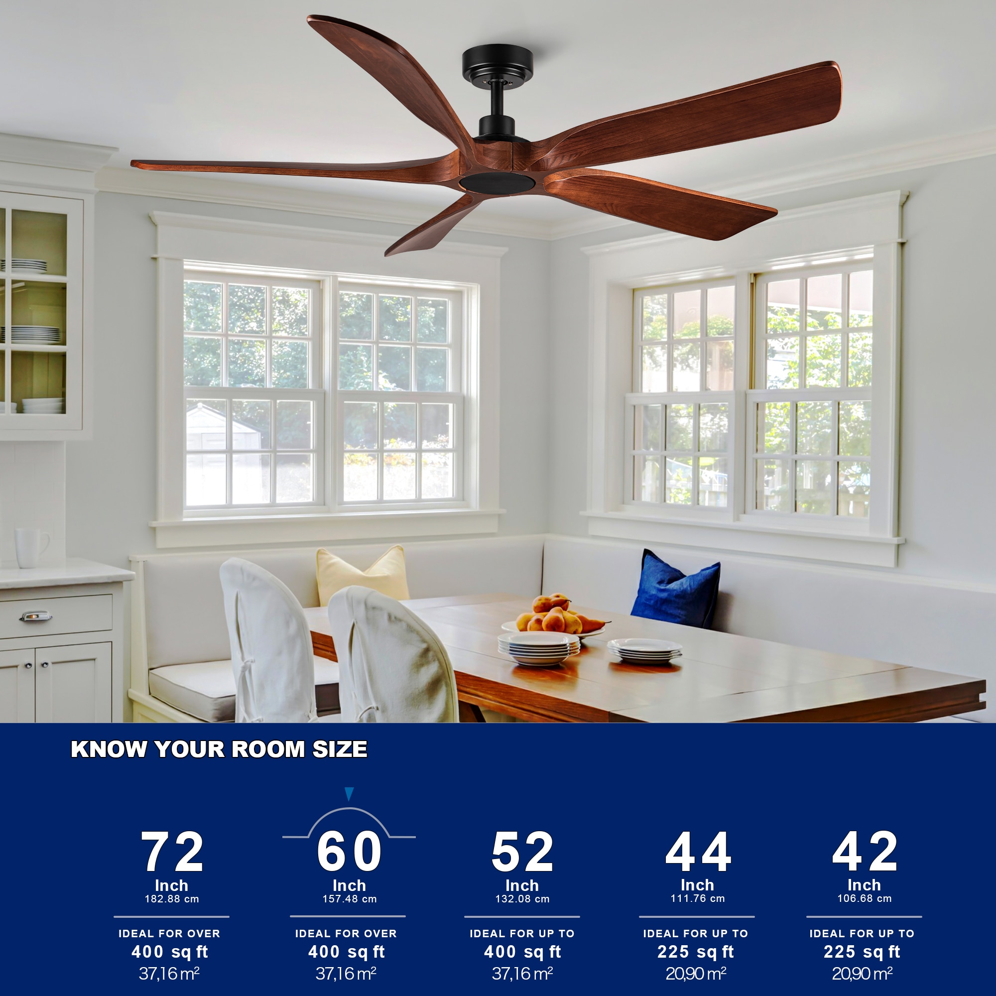 YUHAO LSDC1149BKM60 Ceiling-Fans - View #6