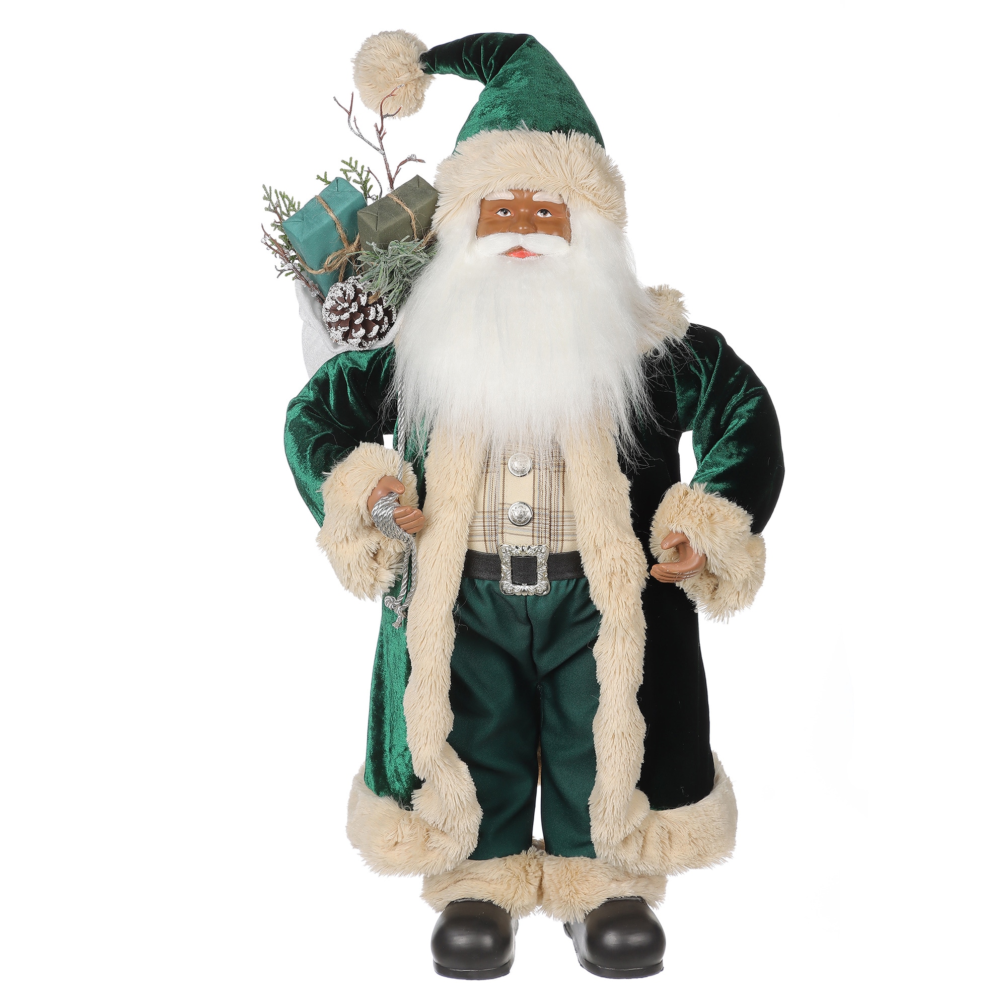 Holiday Living LW01-OXJE027AR 24-Inches Tabletop Decoration Santa Christmas Decor