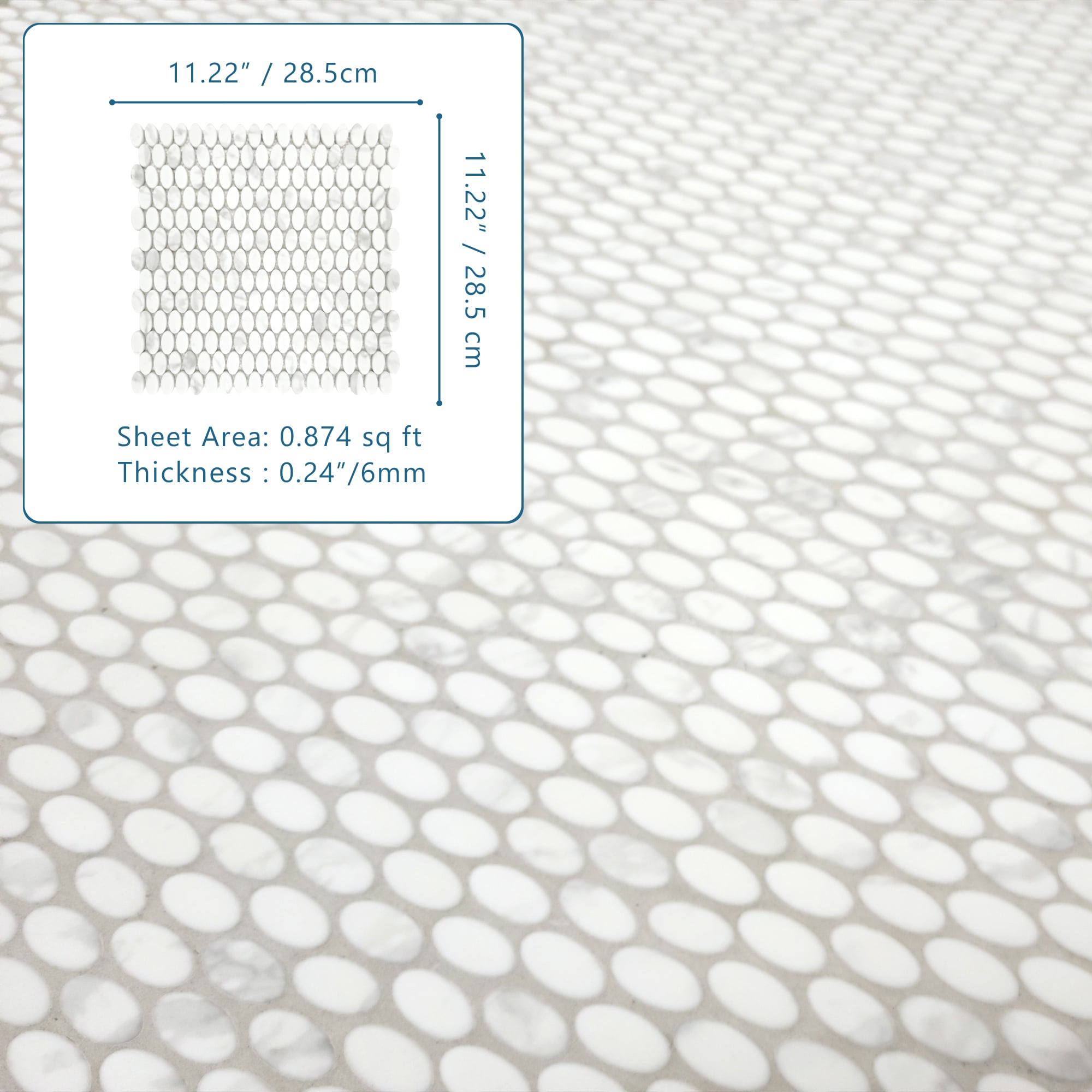 SUNWINGS OVAG-WHI-10 Ceramic-Tile - View #8