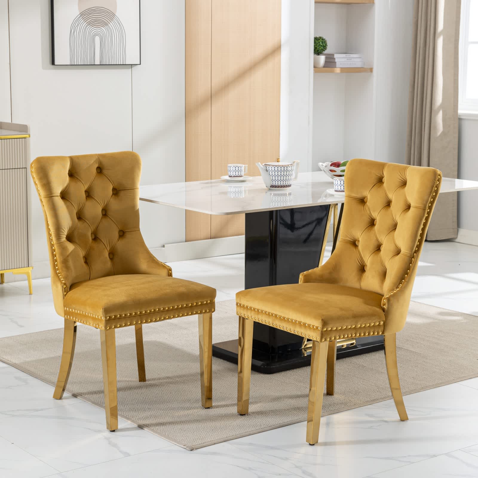 Vynxaria LEXY0108-DJCY-2YEL Dining-Chairs - View #3