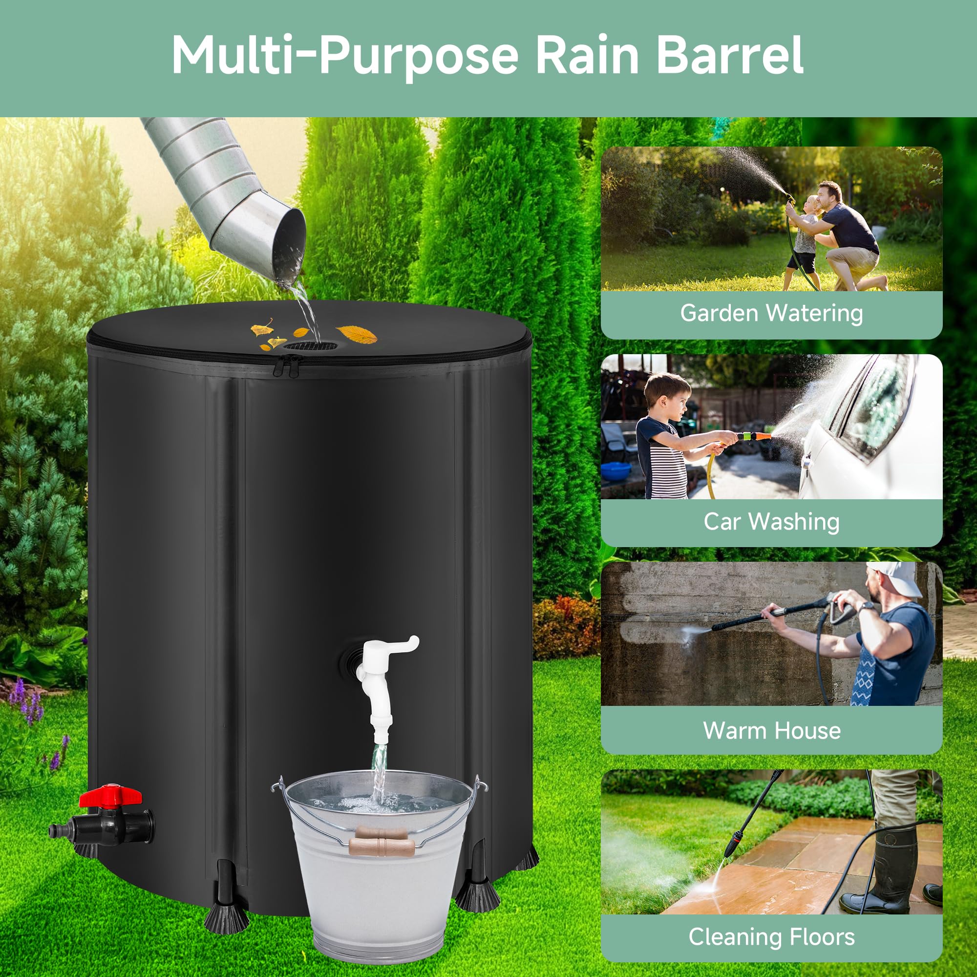 OGETFUUR L5MMA58WSC1 Rain-Barrels - View #6