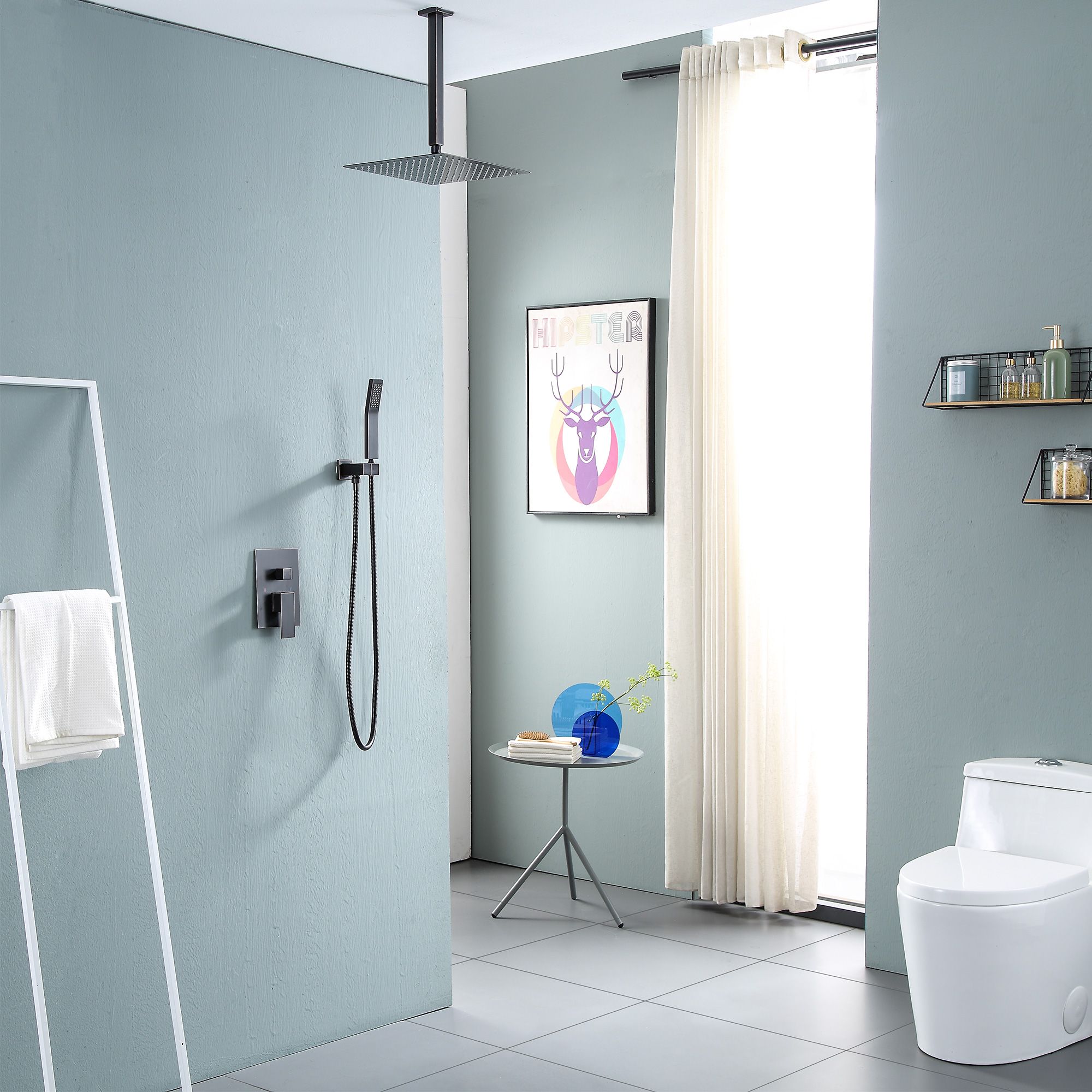 JUSHUA WXY-HGJLU7 Showerhead-Bar-Panels - View #4