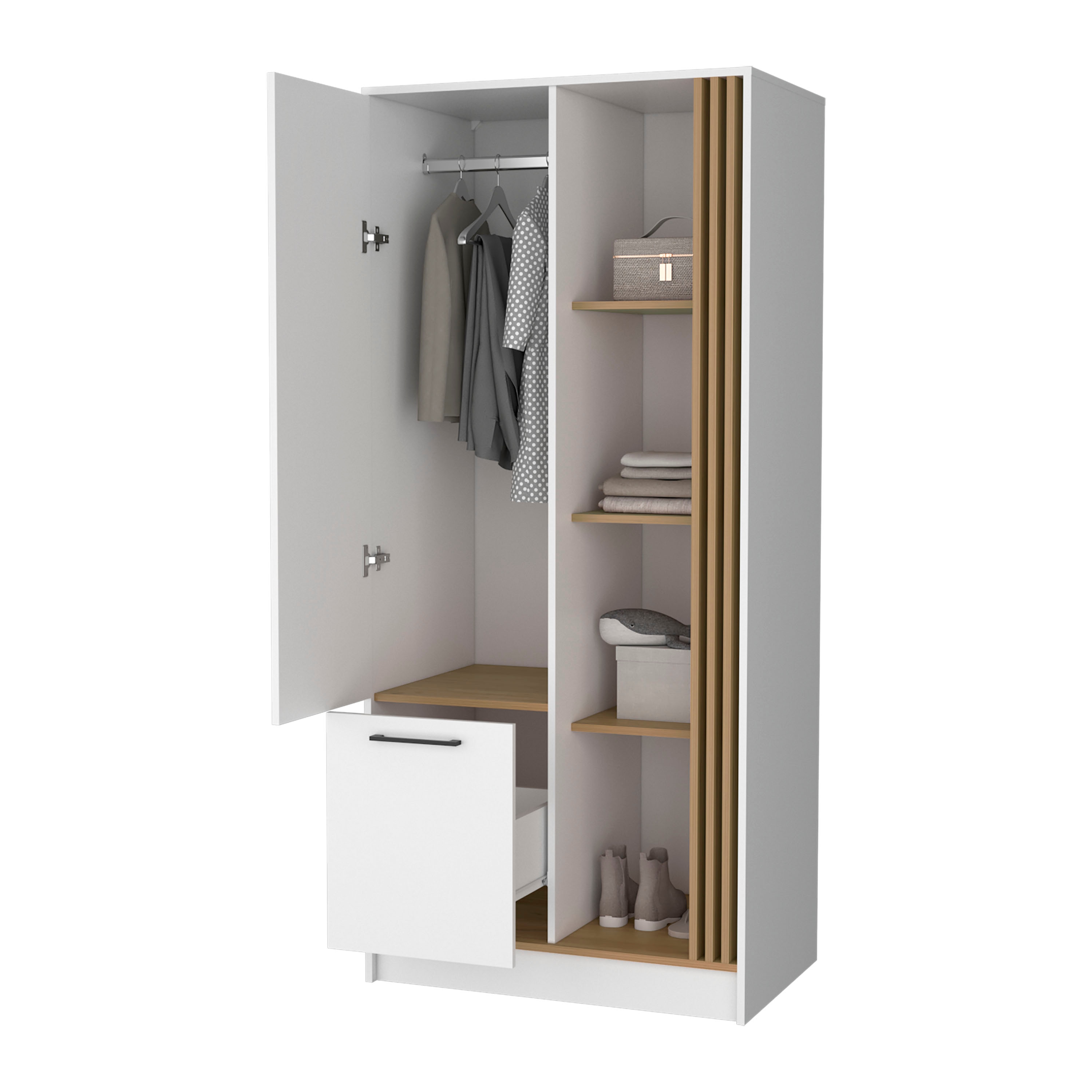 Tinyhomie LW-X-KARL394 Wood-Closet-Shelves - View #5