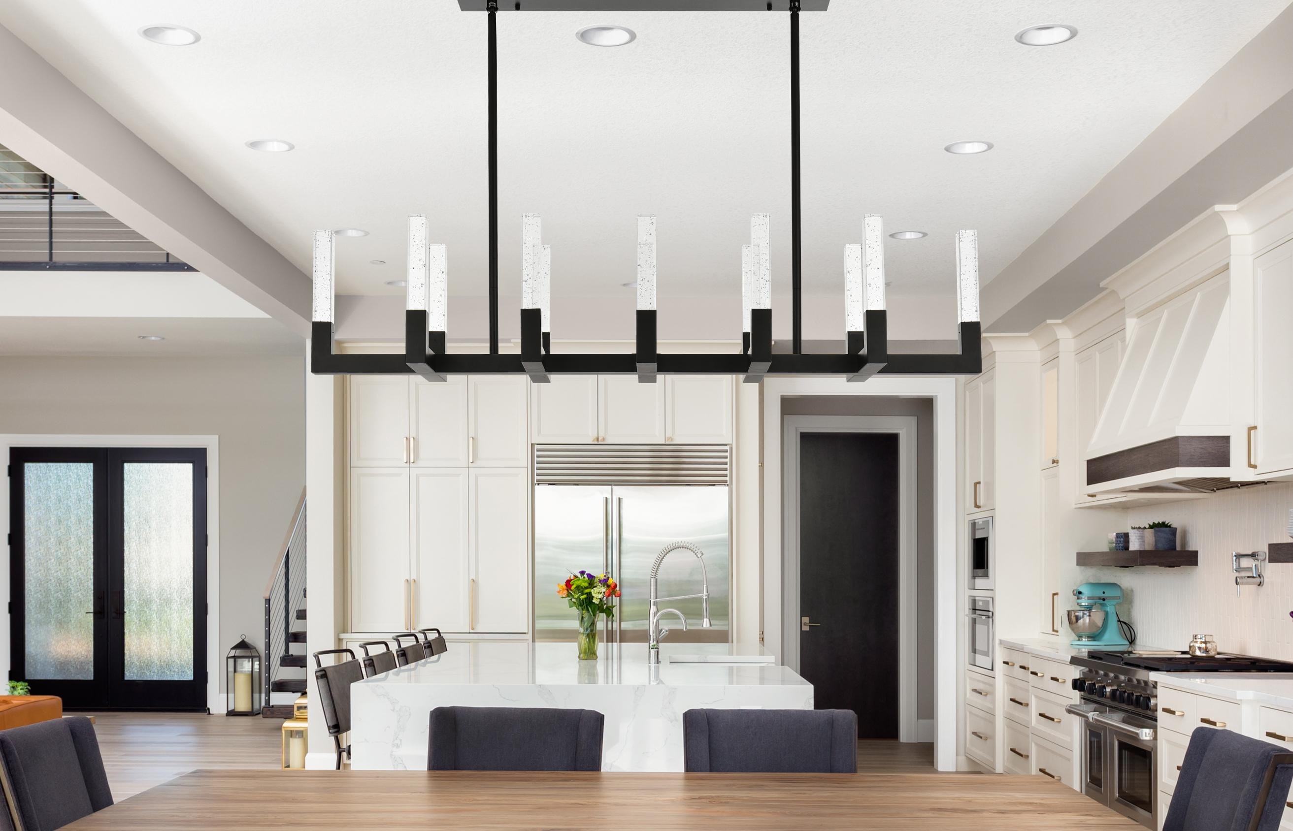 Elegant Decor HF3090G54BK Pendant-Lights - View #2