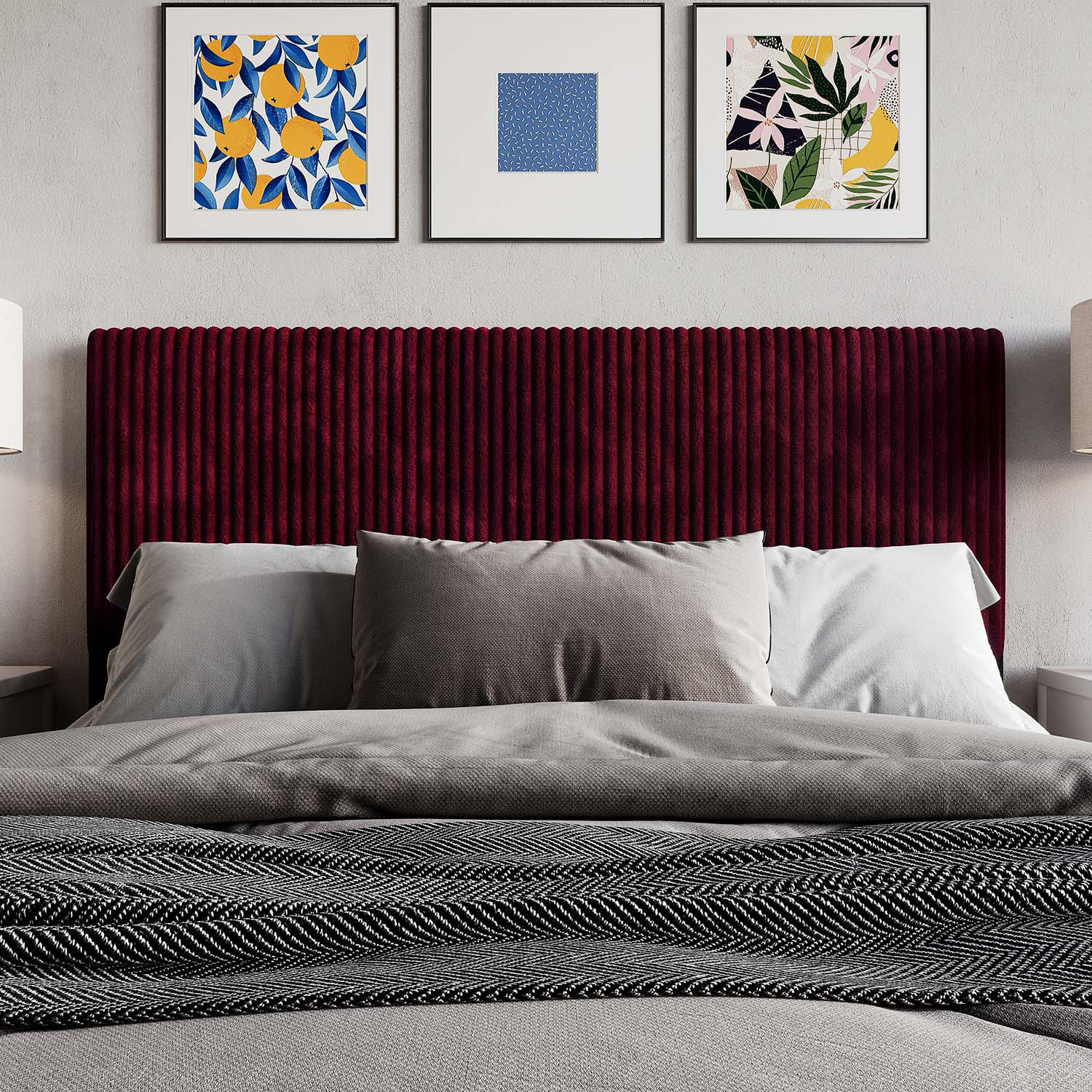 ChaletPosh C8532KUHB-RD-VV Upholstered-Headboards - View #2