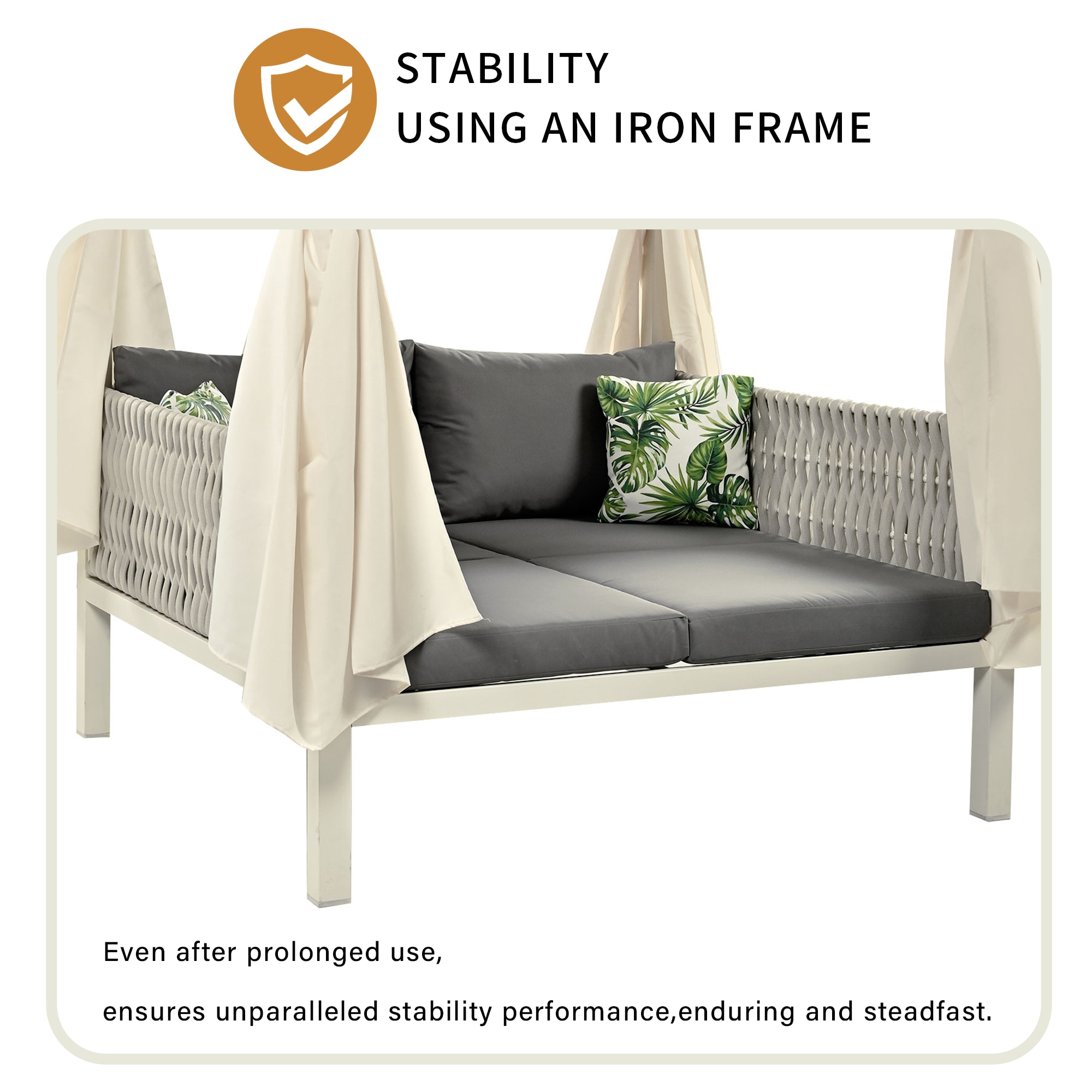 Nestfair FEUS00395E Patio-Sofas-Daybeds - View #4