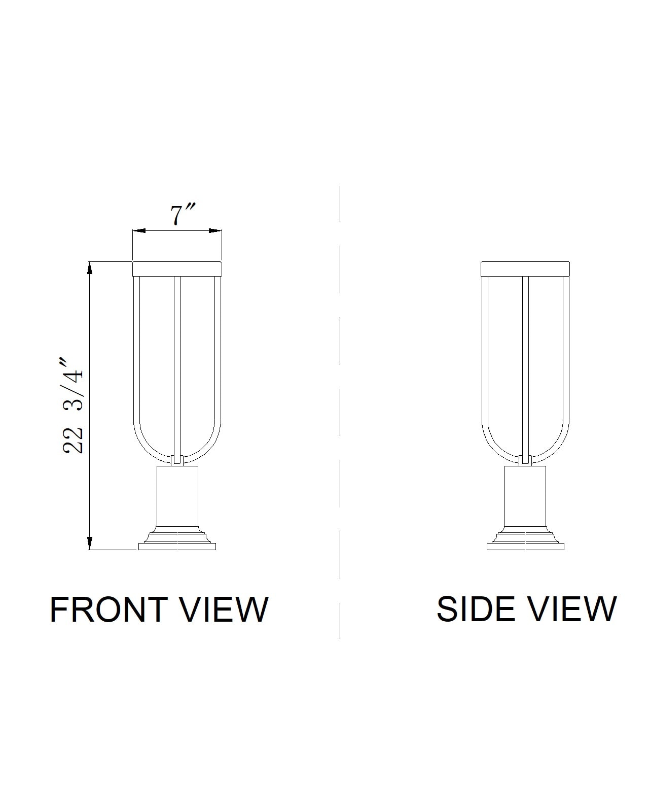 Z-Lite 5005PHM-533PM-BK-LED Complete-Post-Lights - View #8