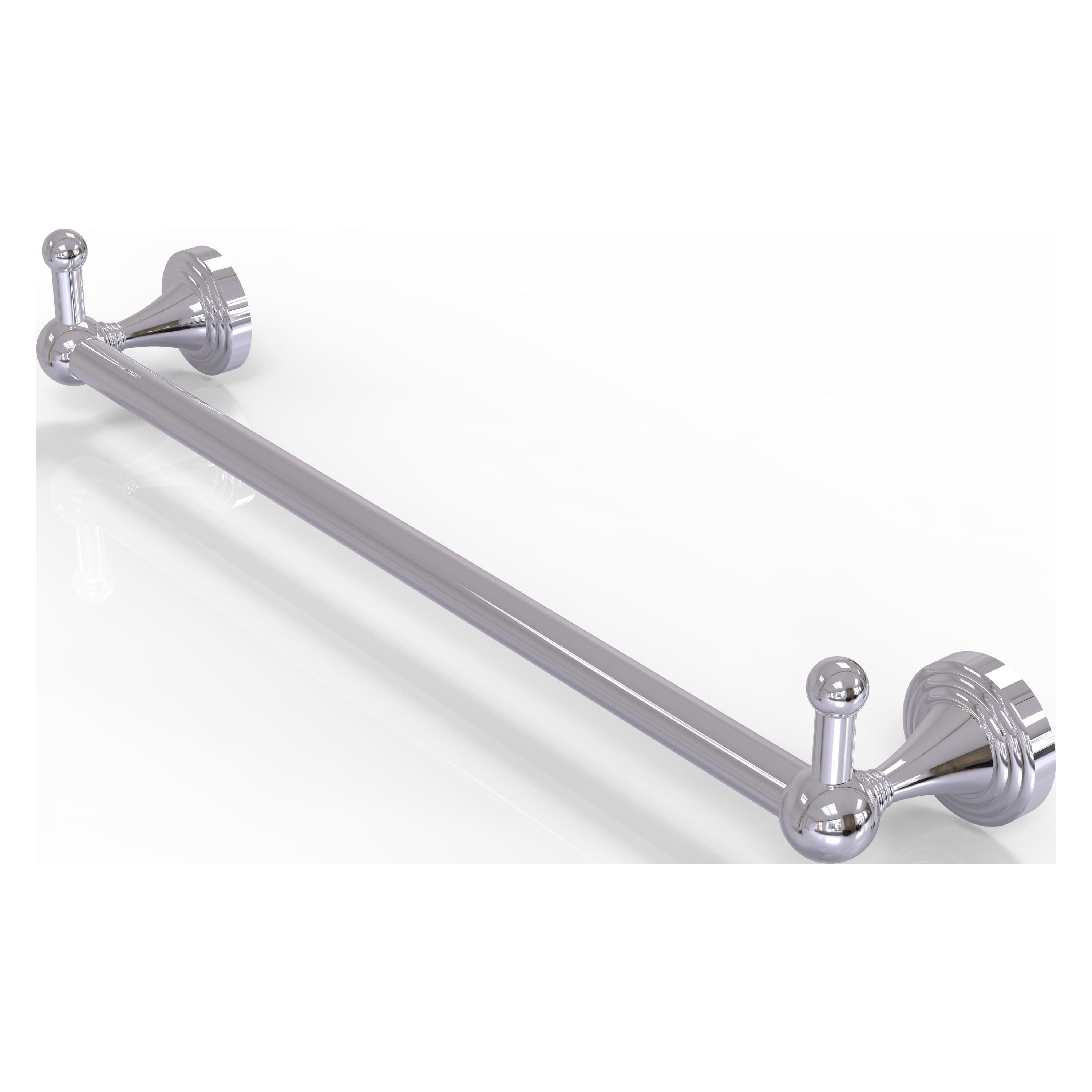 Allied Brass SG-41-30-PEG-PC Sag Harbor 30-in Polished Chrome Wall mount Single Towel Bar