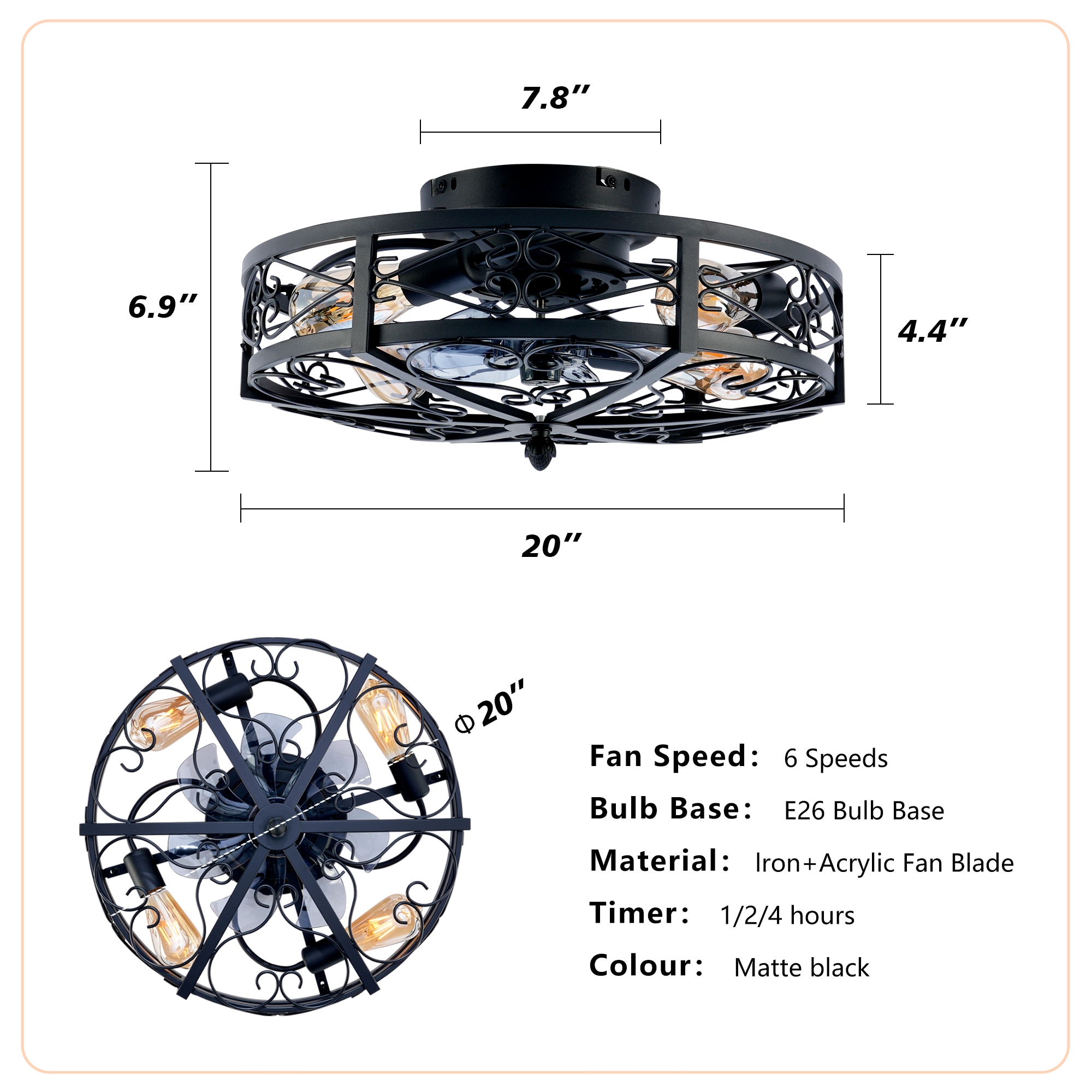 Afoxsos LAF0421EG36 Ceiling-Fans - View #7