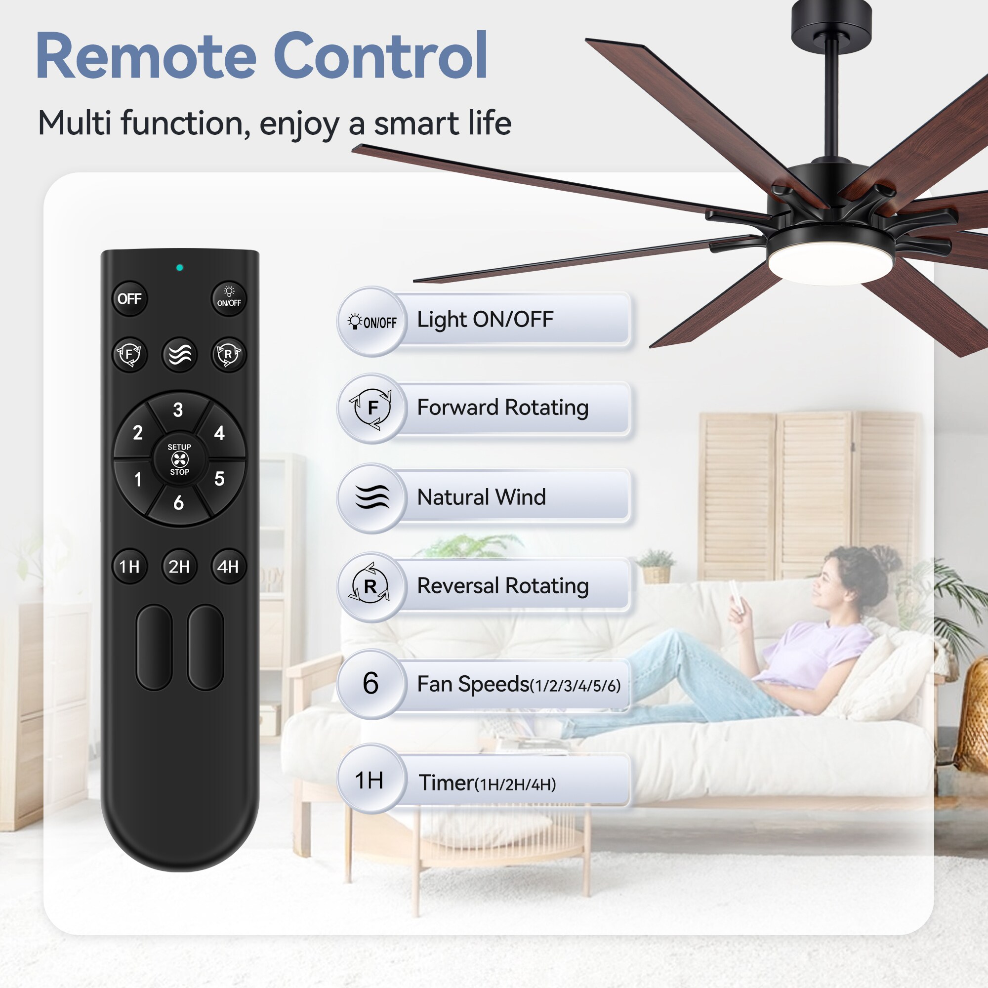 Breezary 30038-BK Ceiling-Fans - View #5