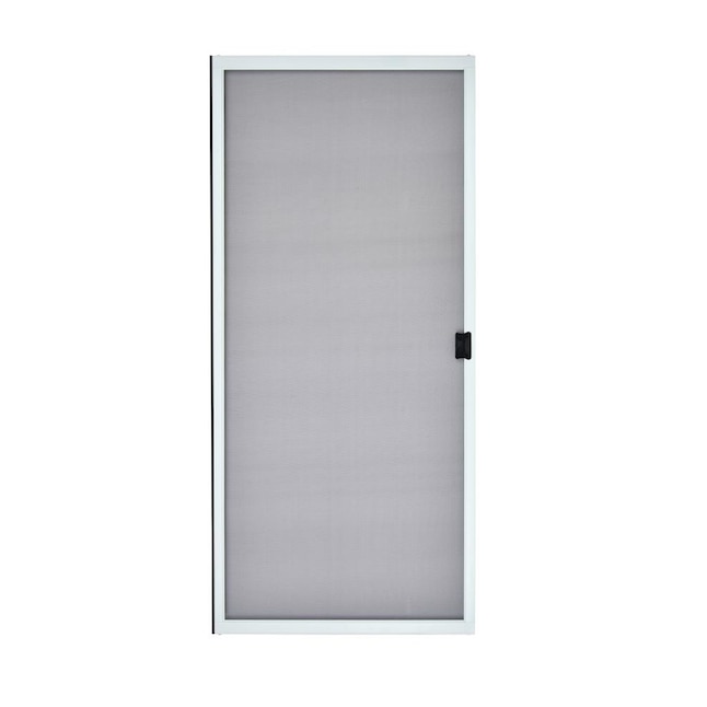 Grisham 36 In X 80 White Steel Frame, Standard Sliding Screen Door Measurements