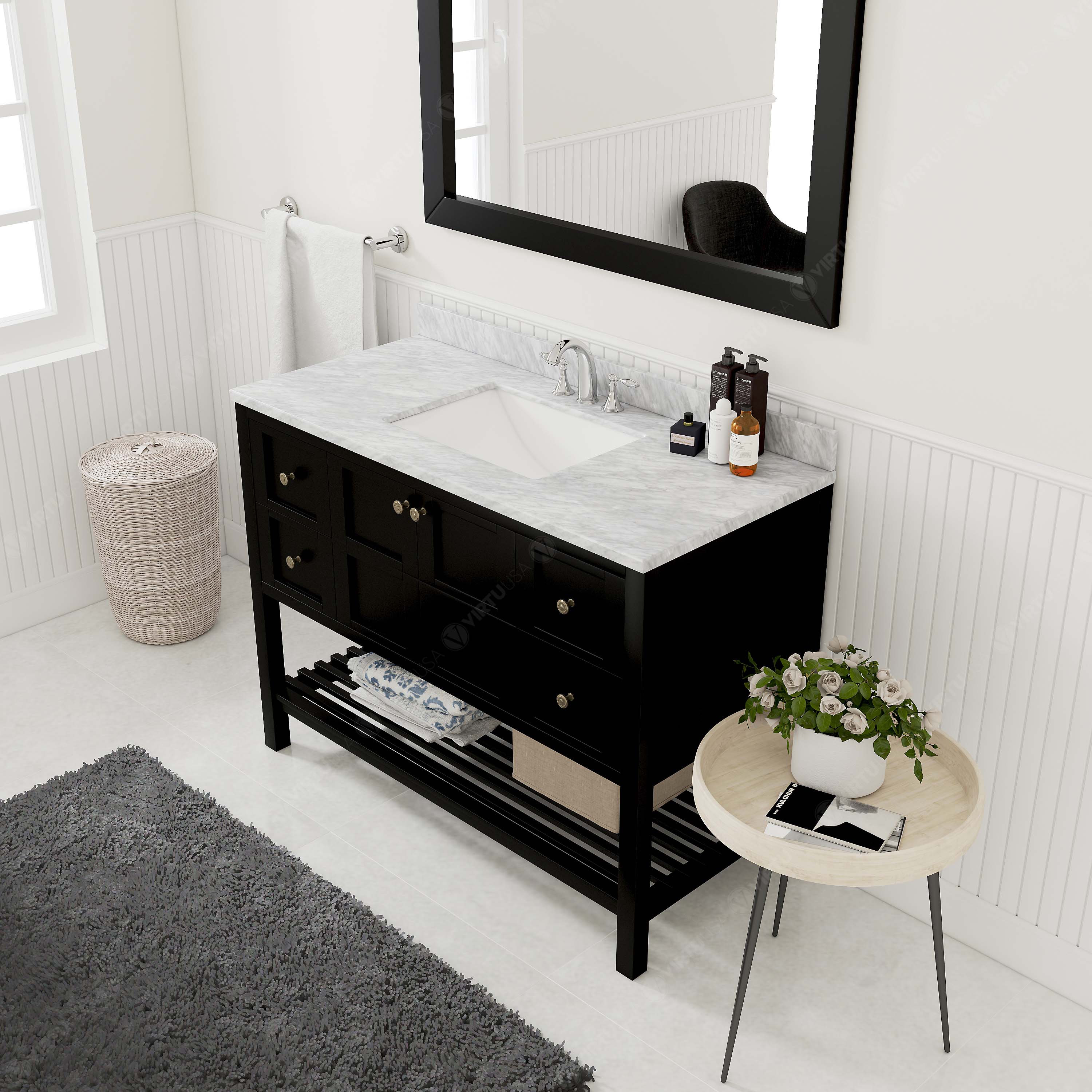 Virtu USA ES-30048-WMSQ-ES Bath-Vanity-Combo - View #3