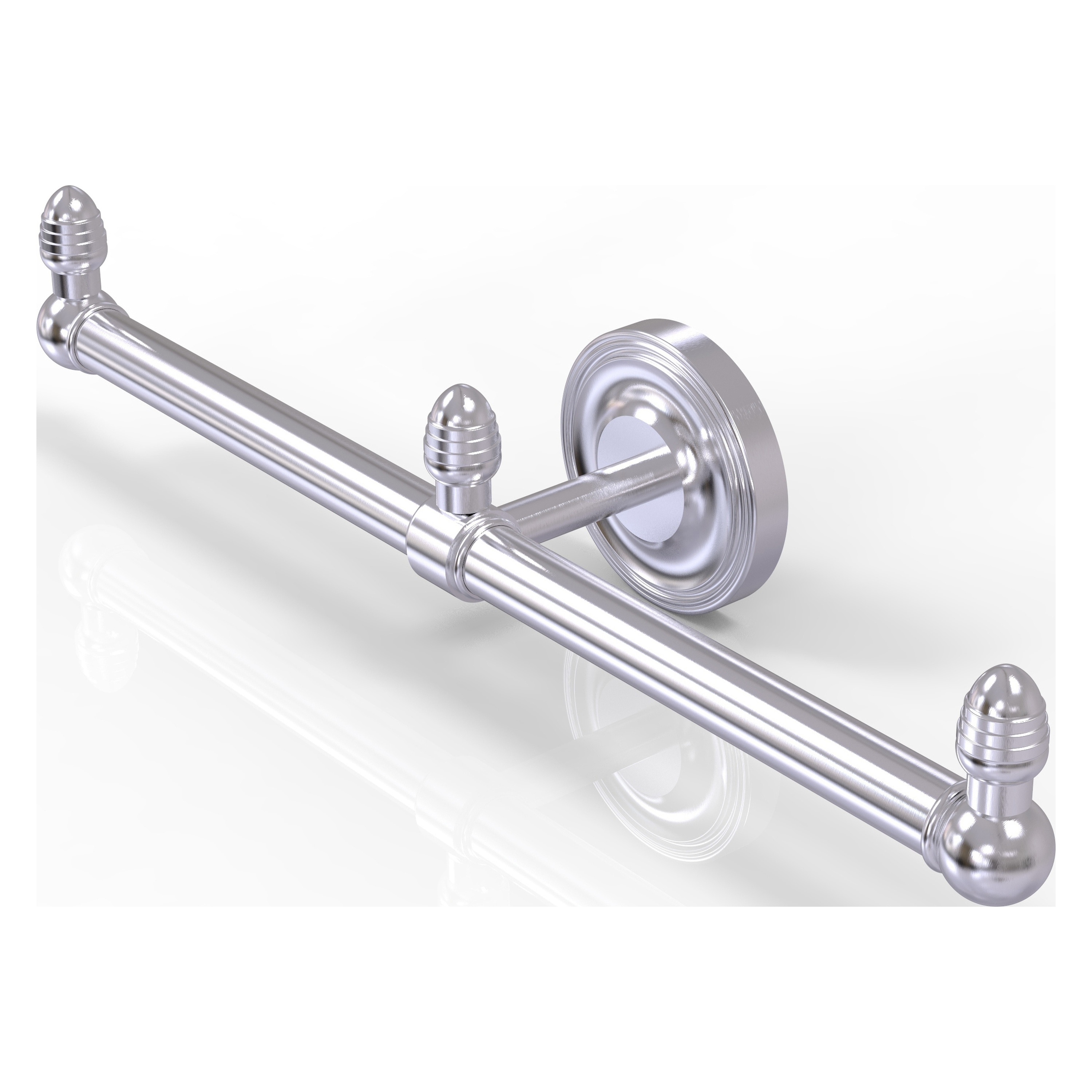 Allied Brass BPPR-HTB-2-SCH Prestige Regal 15-in double Satin Chrome Wall mount Double Towel Bar
