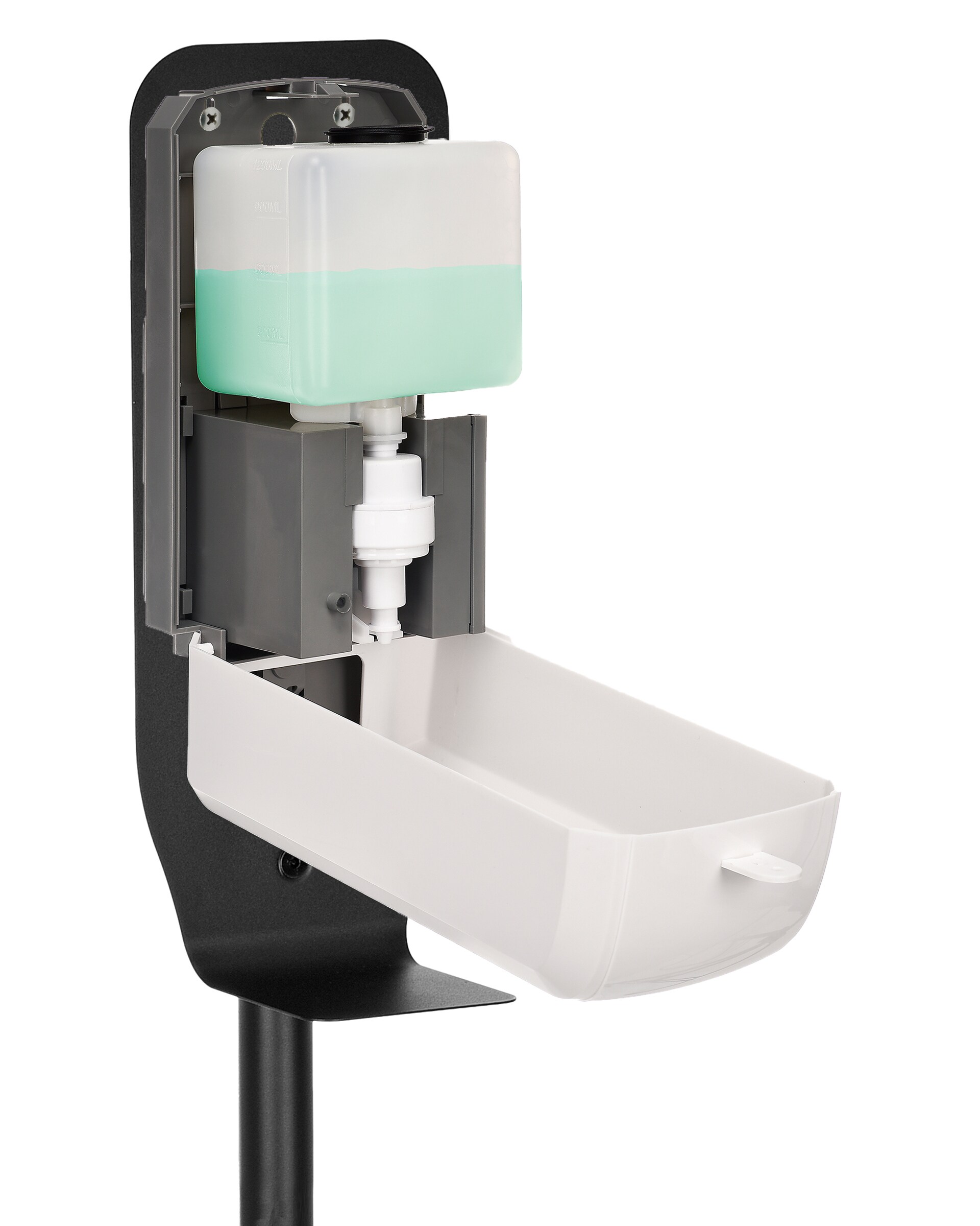 White 1200ml Automatic Foaming Hand Sanitizer Dispenser with Stand