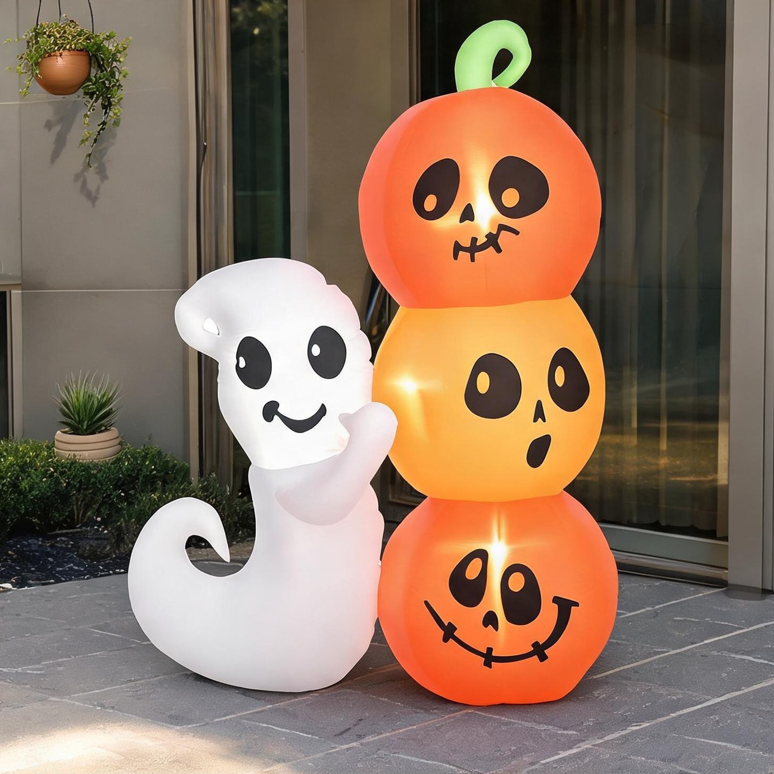 BBabe Halloween featuring 5 in Orange Polyester Cloth Orange-Toned Outdoor Decoration and LED Lighting