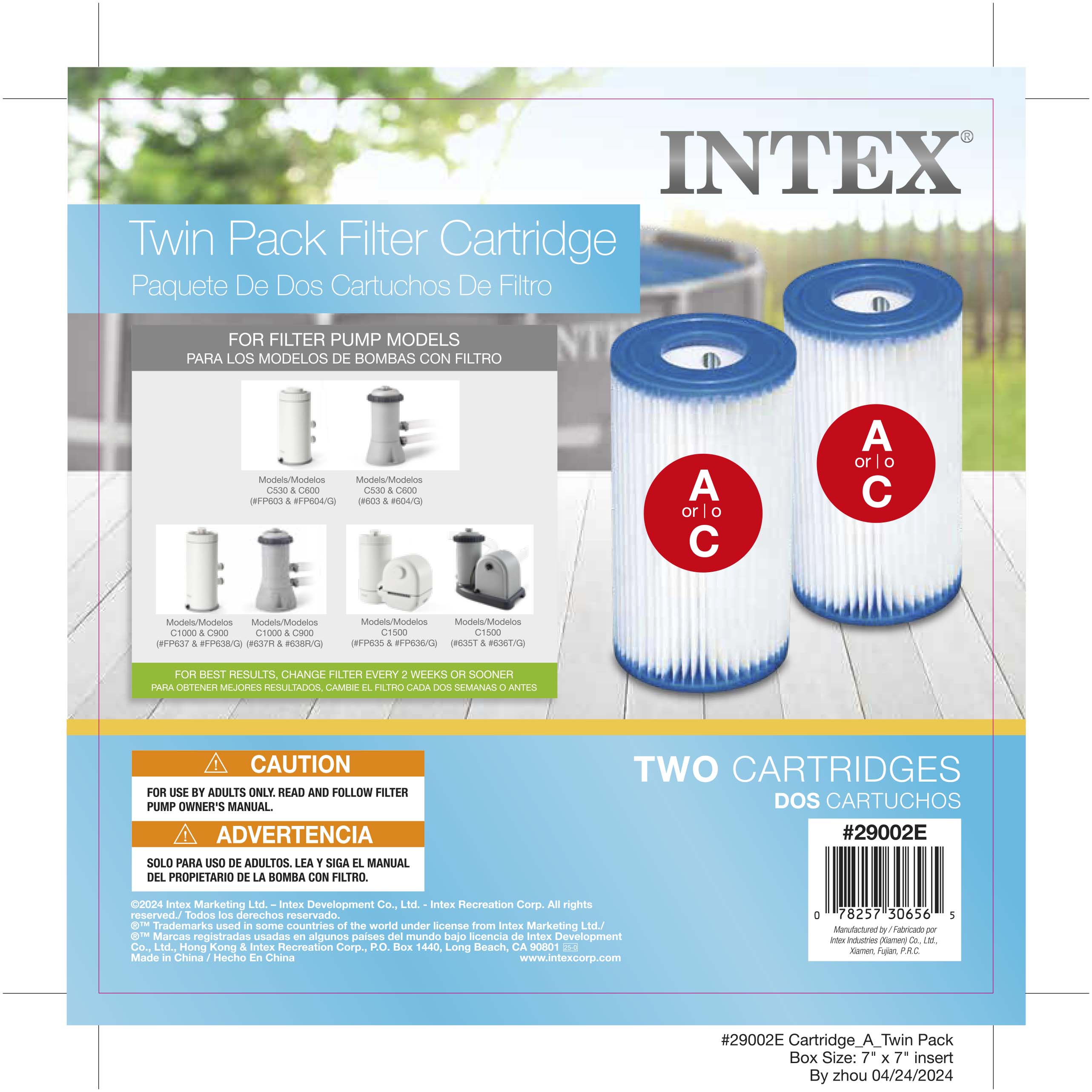 Intex 29002E Pool-Filter-Skim-Sys-Parts - View #3