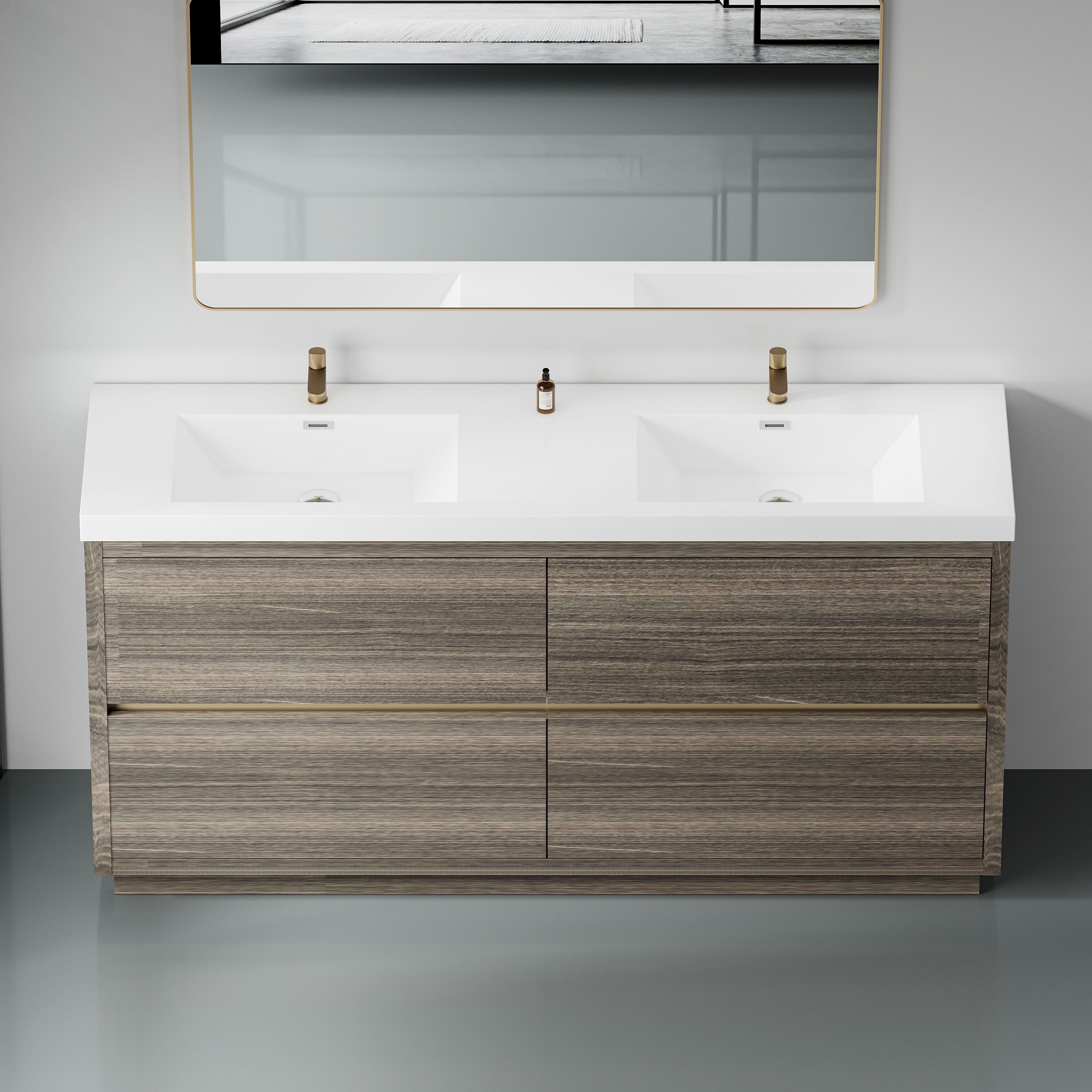 CASAINC MS-30048-CAB-GR-1 Bath-Vanity-Combo - View #4