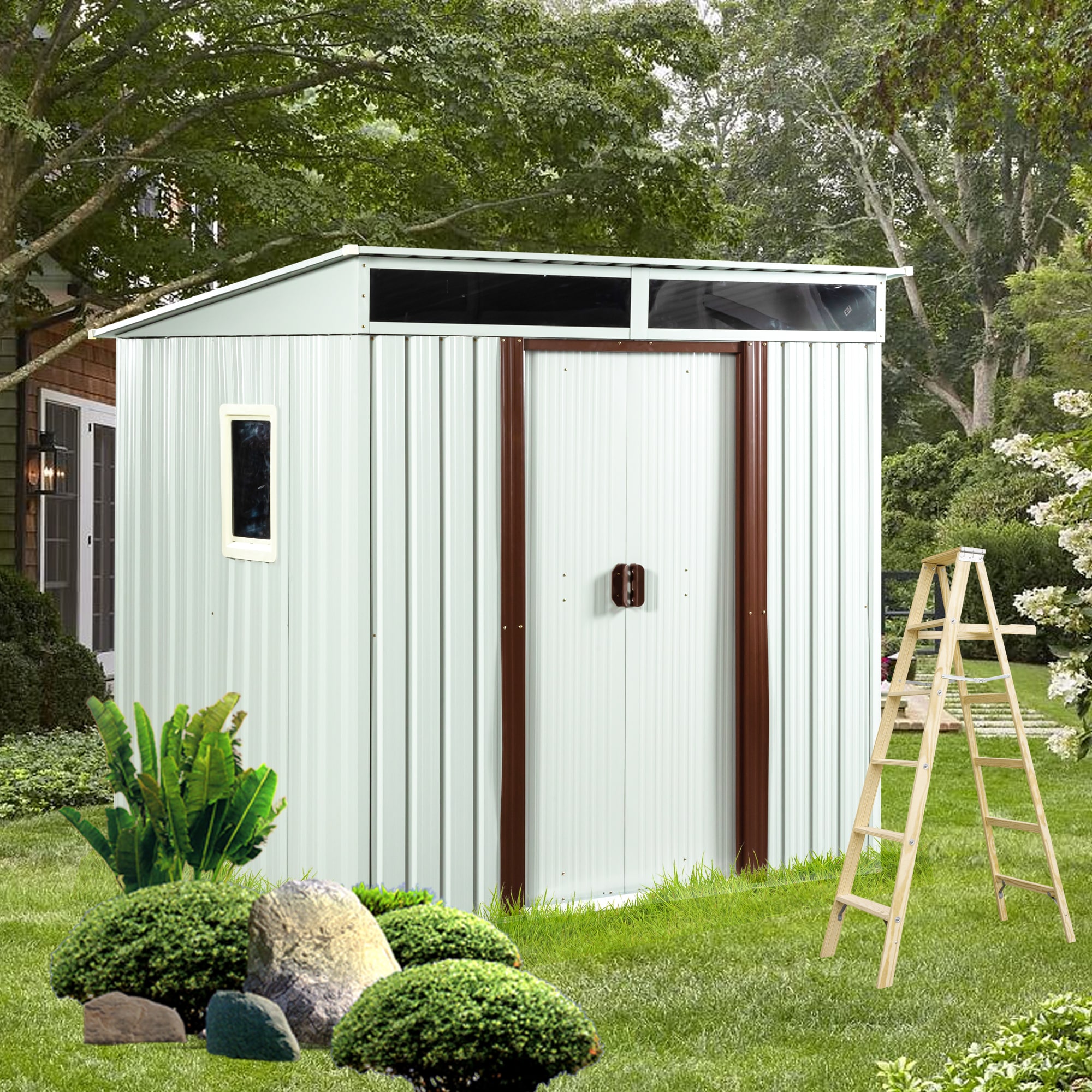 Xspracer ML-OS142 Metal-Storage-Buildings-Sheds - View #8