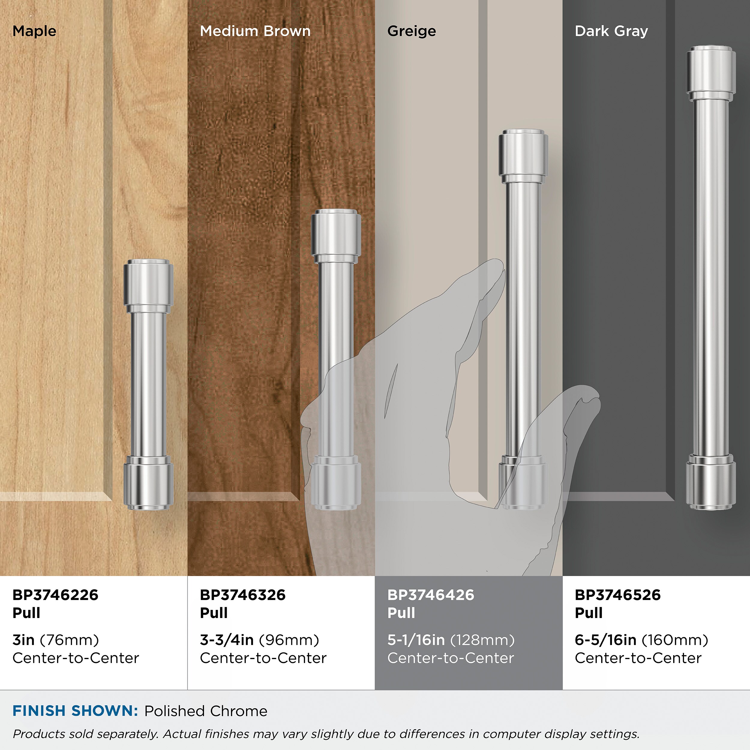 Amerock BP3746426 Cabinet-Pulls - View #8