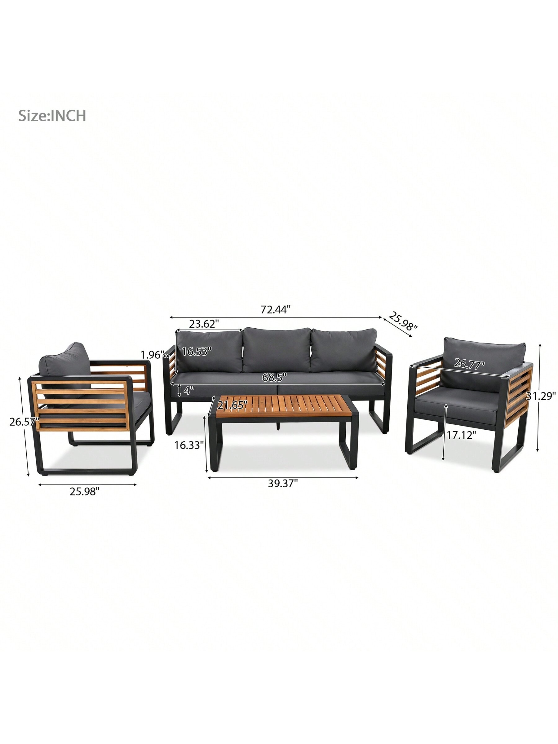 ModernLuxe L-FG201235AAE Patio-Conversation-Sets - View #6