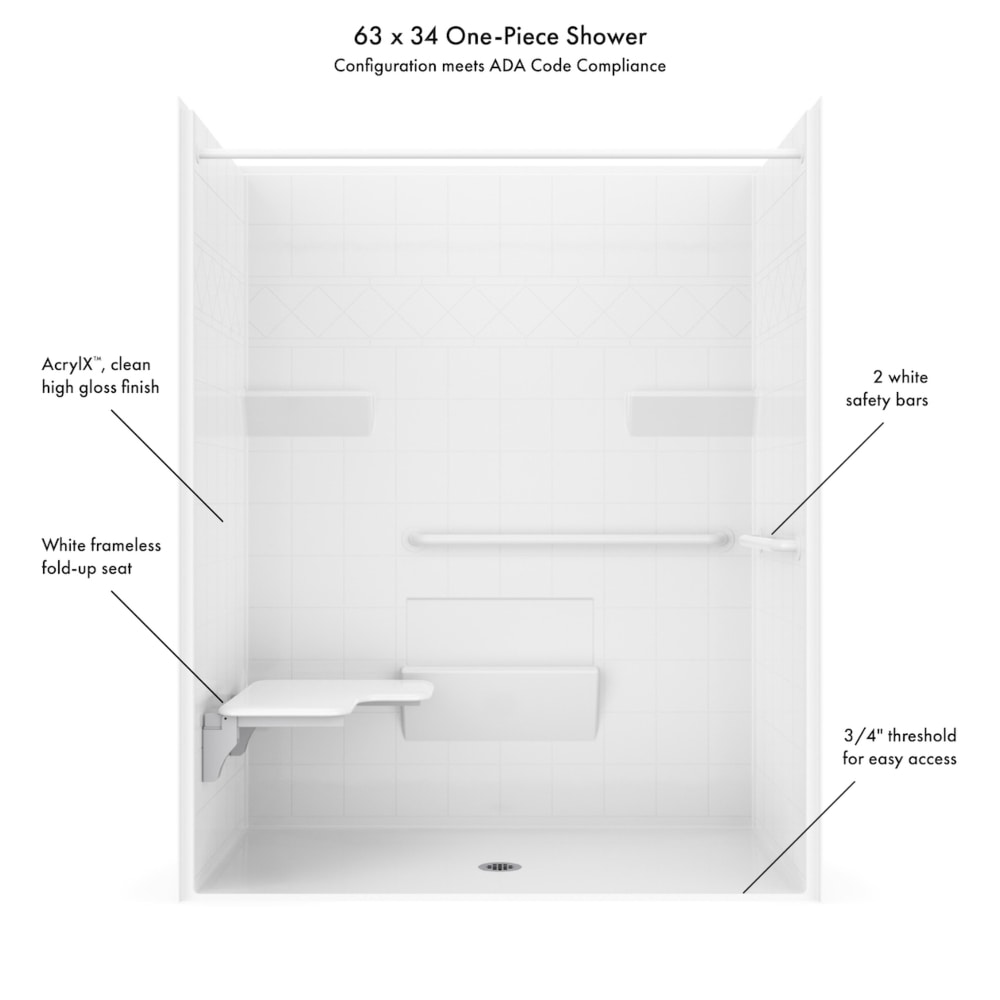 Laurel Mountain LM6334BFL064 Alcove-Shower-Kit - View #15