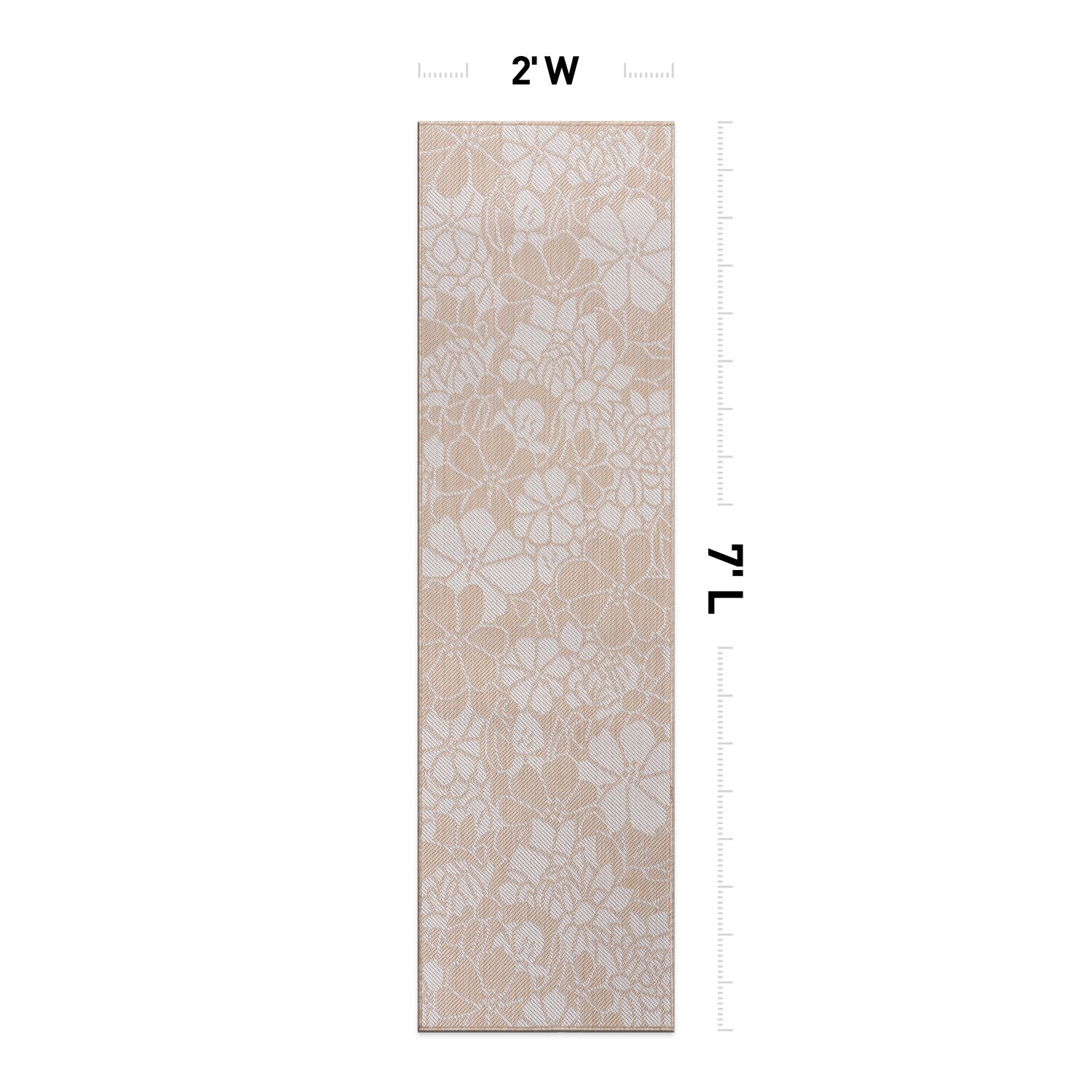 World Rug Gallery 115NATURAL2X7 rugs - View #3