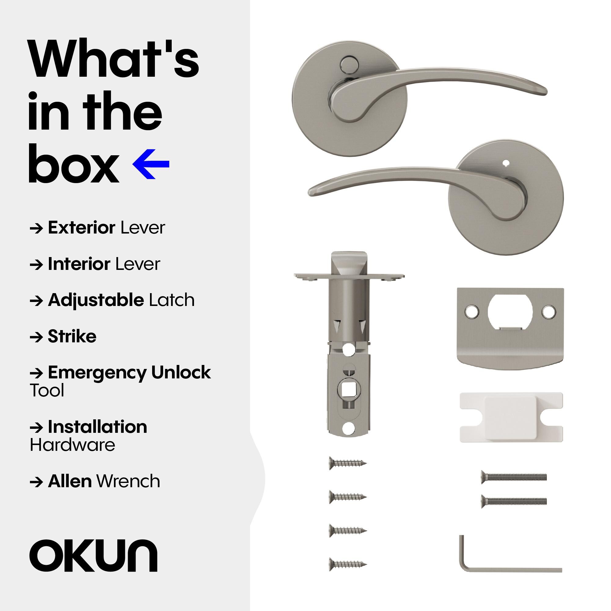 OKUN OK1011BNPRK2 Door-Handles - View #9