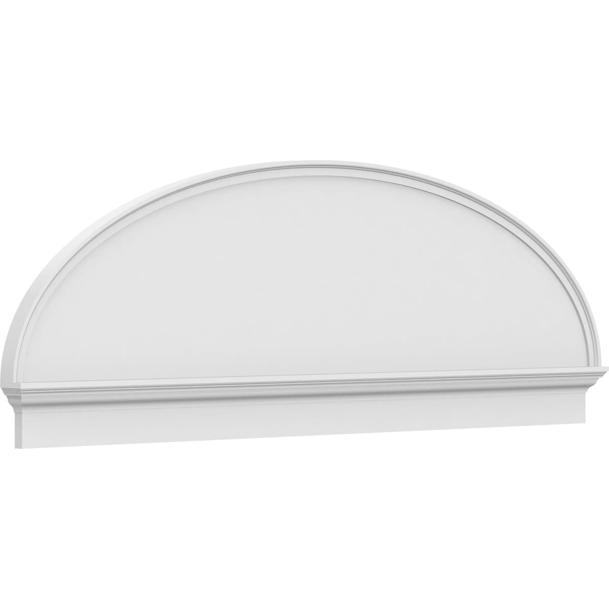 Ekena Millwork PEDPC080X270ELL00 80-in W x 26.875-in L PVC Pediment