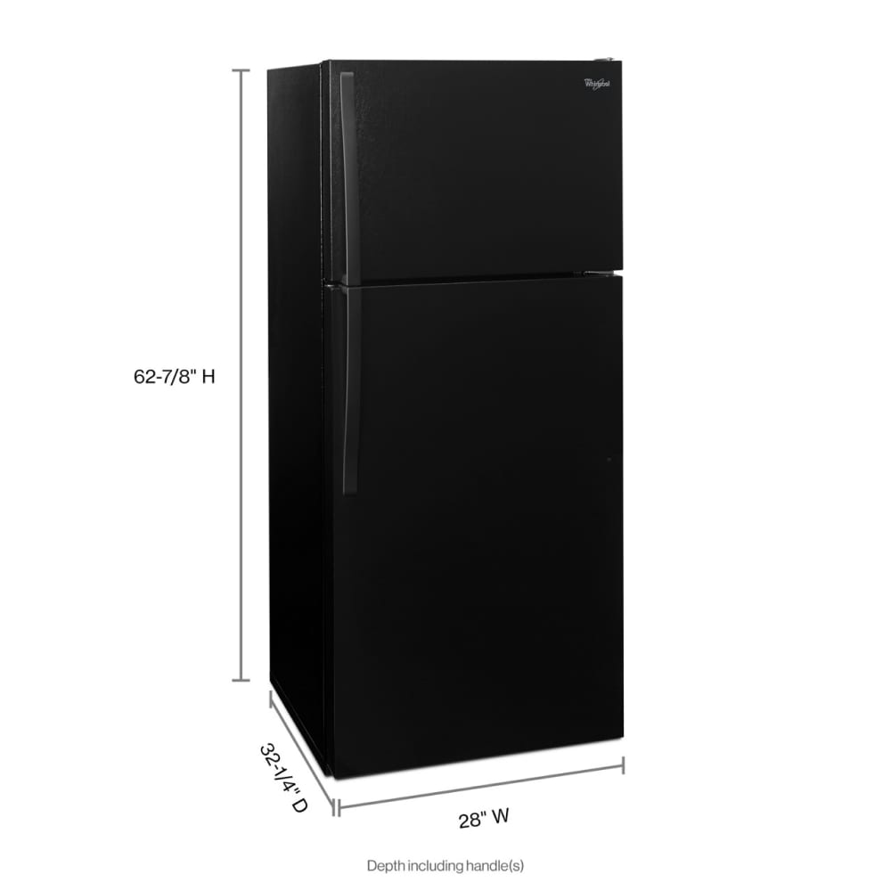 Whirlpool WRT314TFDB Top-Freezer-Refrigerators - View #4