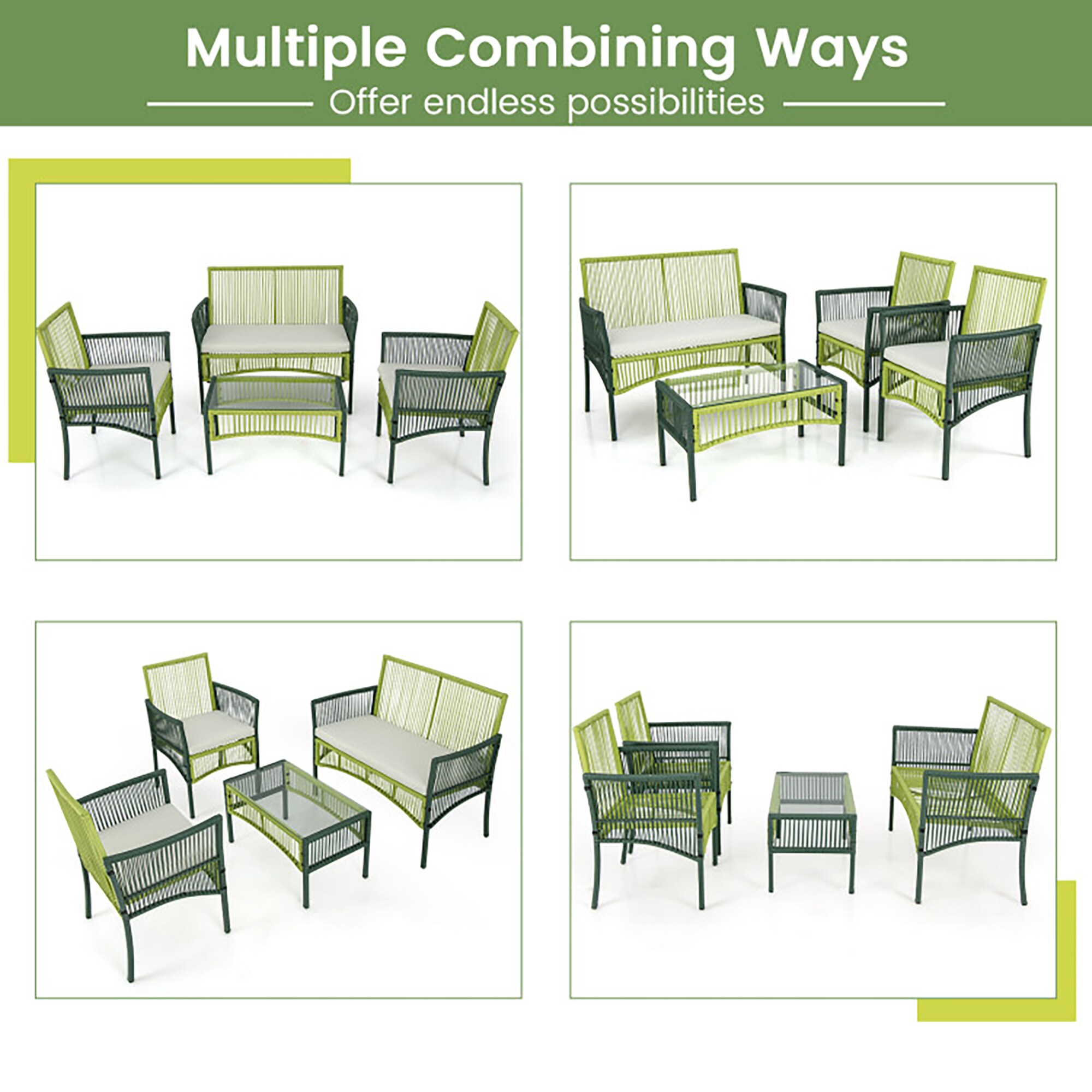 CASAINC BH-WF190610AAA Patio-Conversation-Sets - View #7