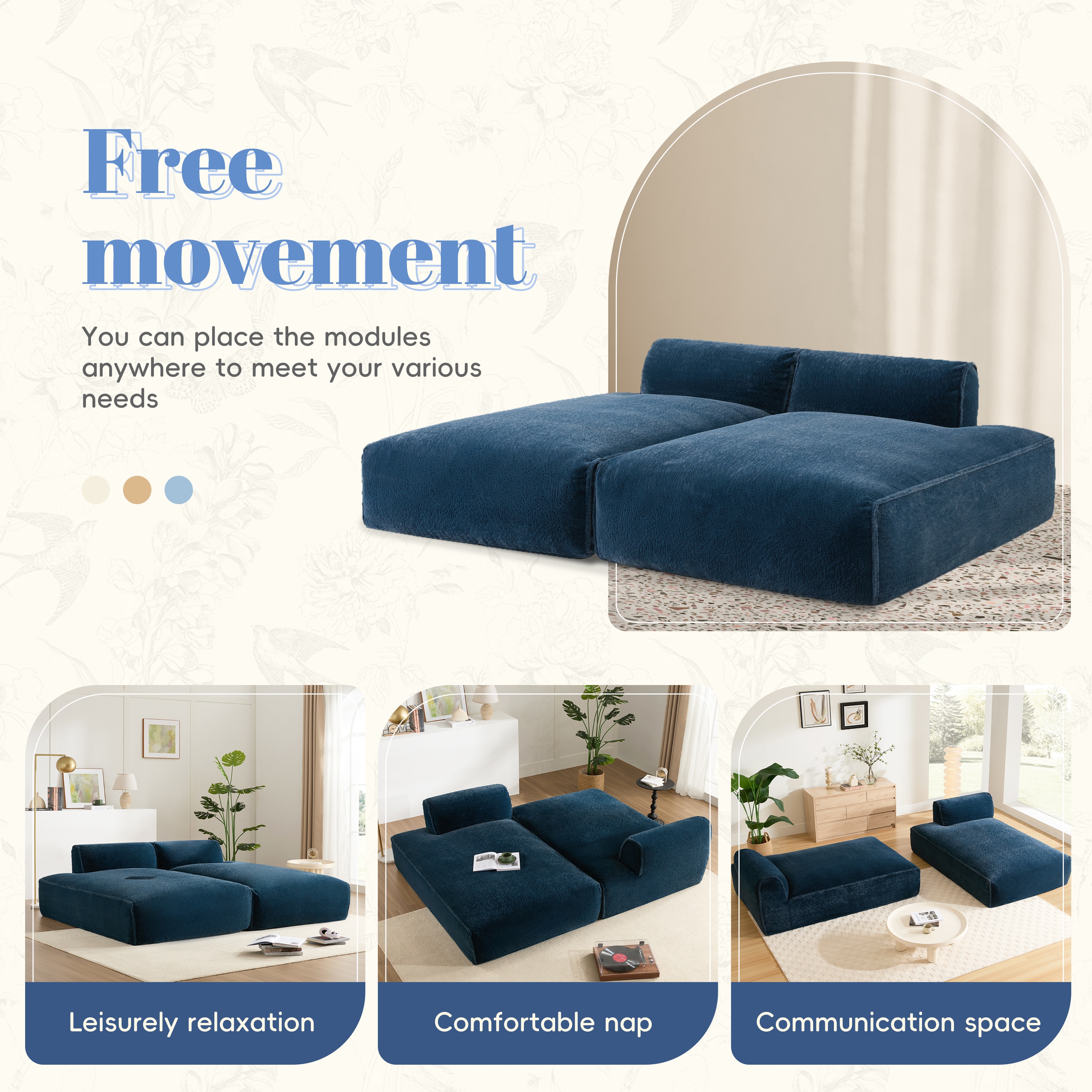 ModernLuxe N723S9701C Sofas-Loveseats - View #4