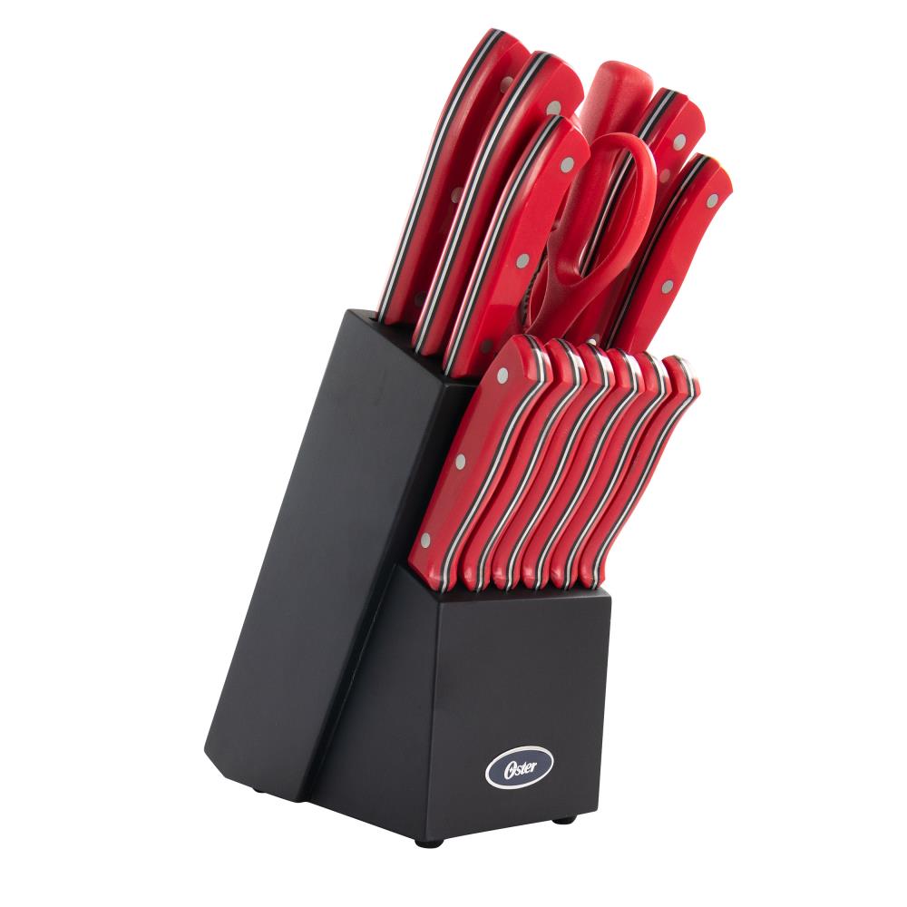 Oster or Gibson Home Knife Block Sets (14-Piece)