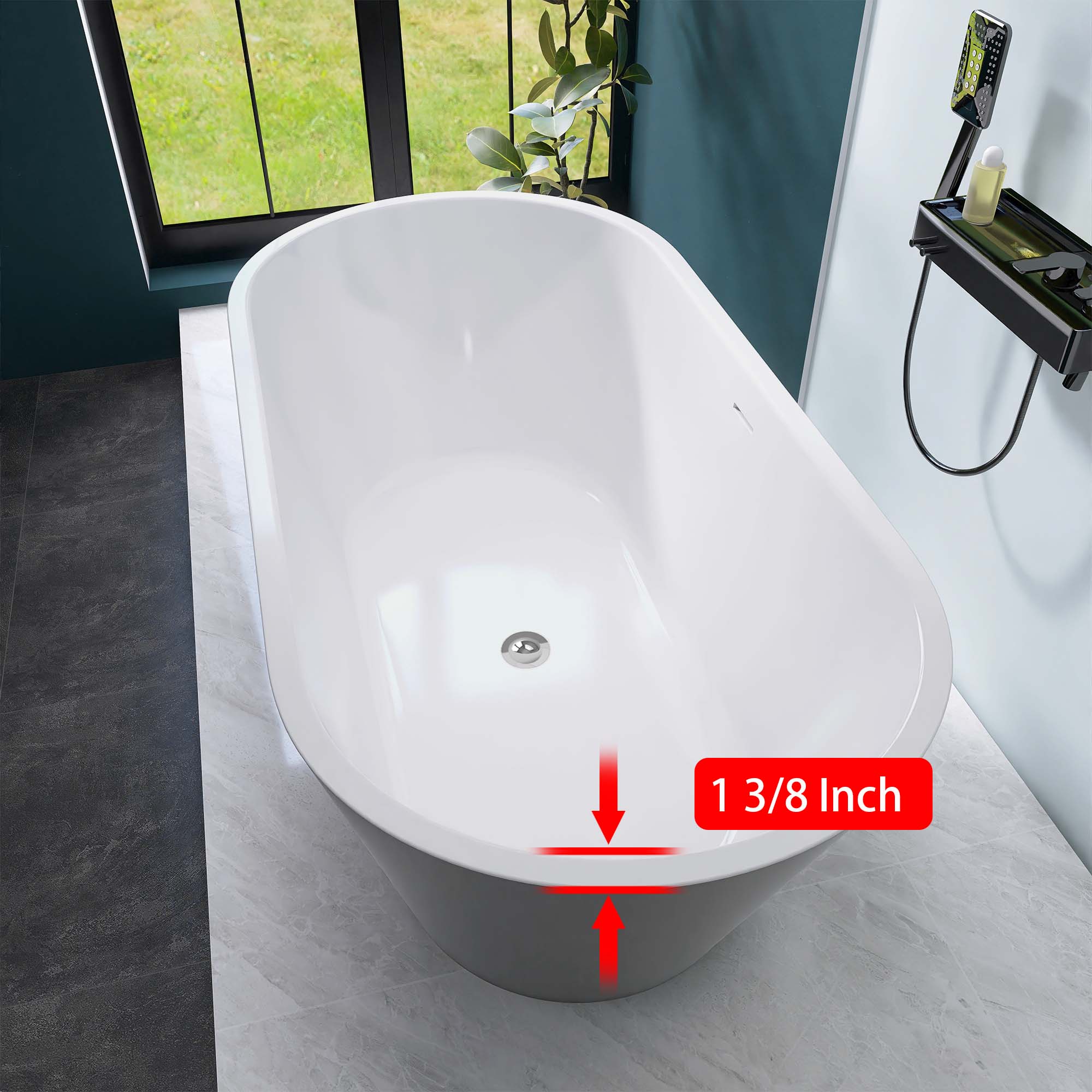 WELLFOR GTLSTTCGRWH bathtubs - View #14