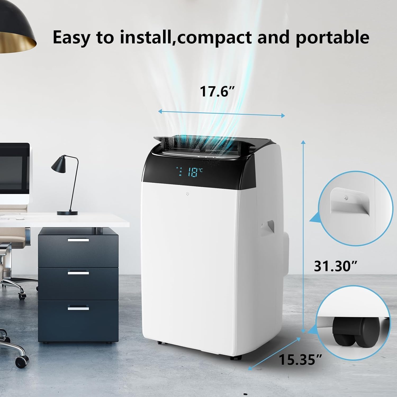 Garvee PHO-0XJ1J44A Portable-Air-Conditioners - View #2
