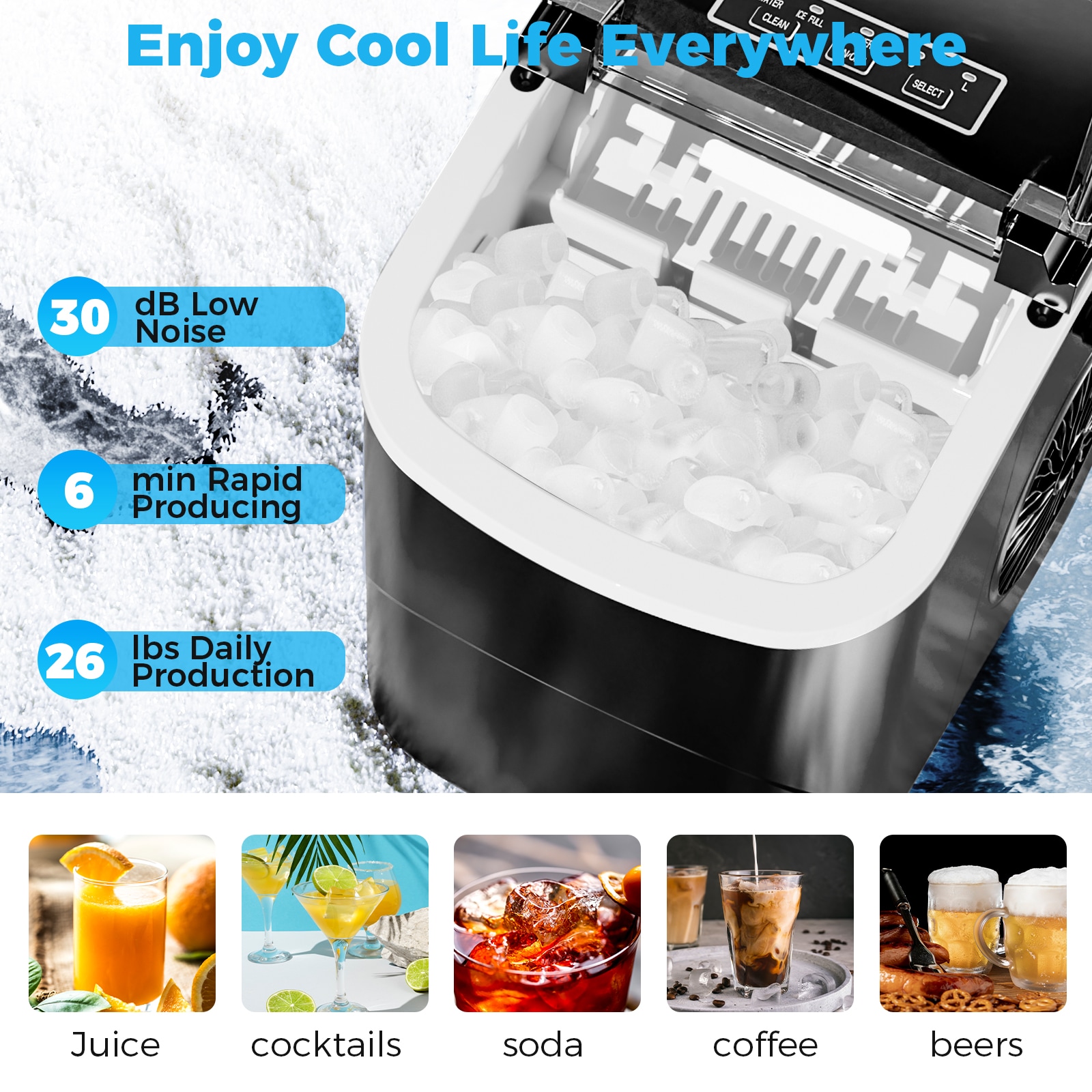 COWSAR LSZ58IM12B Ice-Makers - View #4